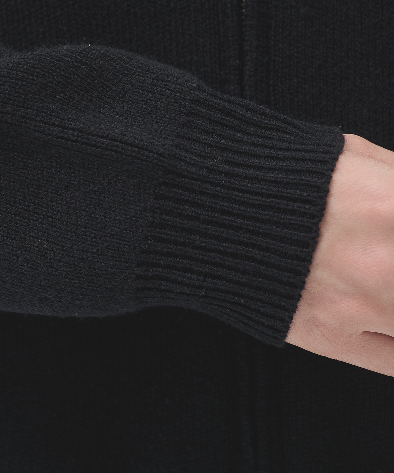 CASHMERE ニットジップブルゾン