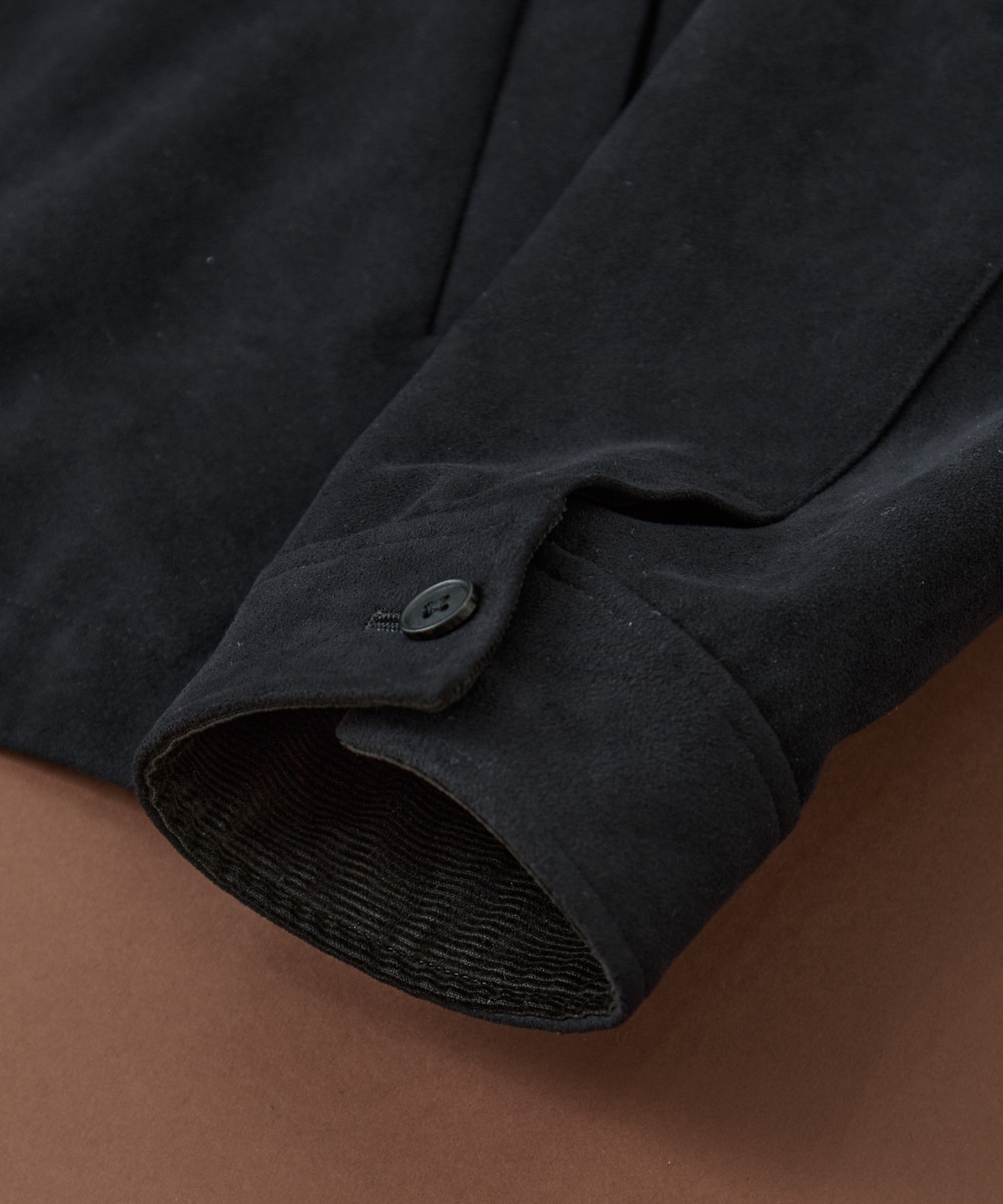 MICRO SUEDE ジップブルゾン