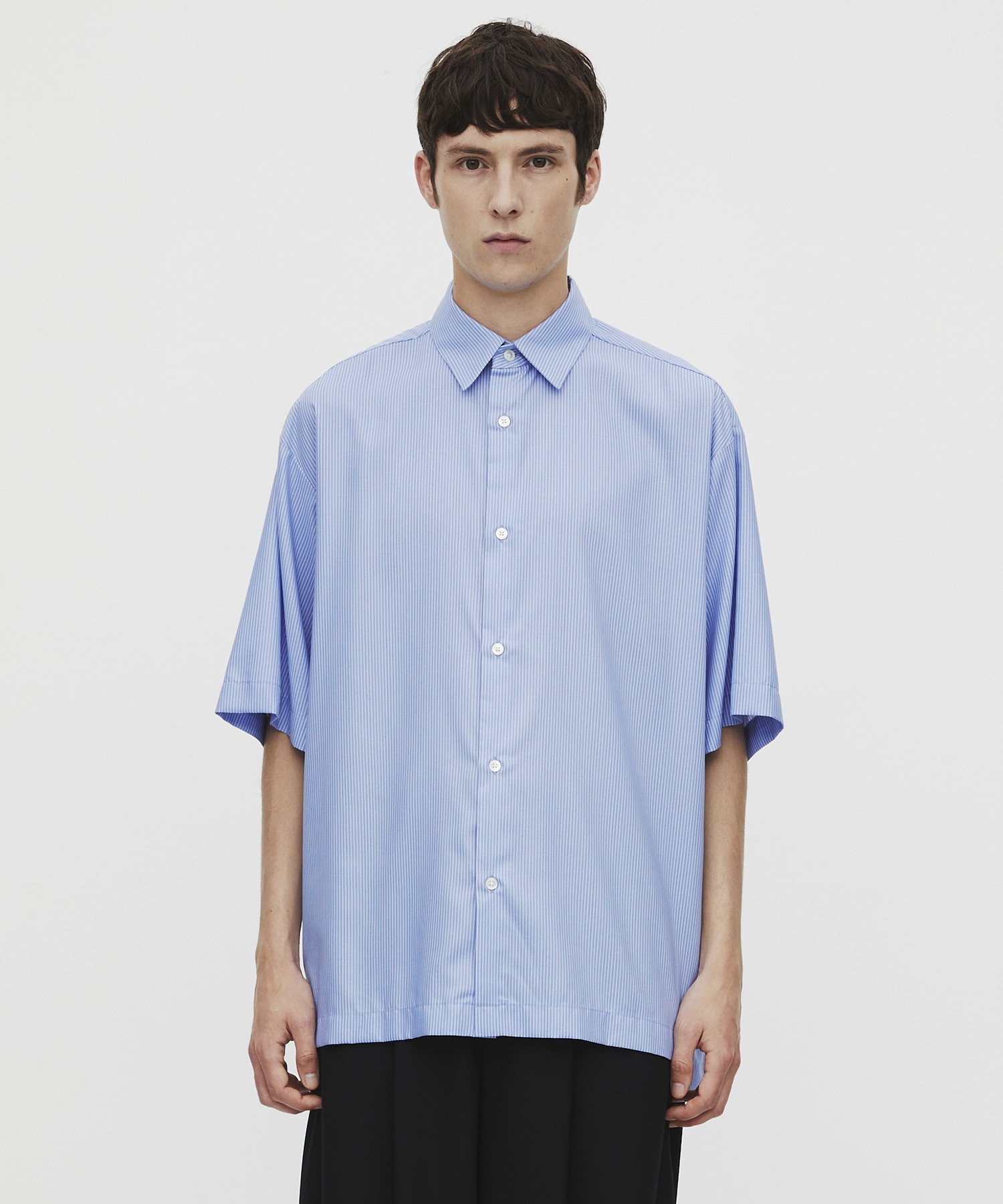 〈WEB限定｜先行予約〉DRY RAYON ストライプショートスリーブシャツ