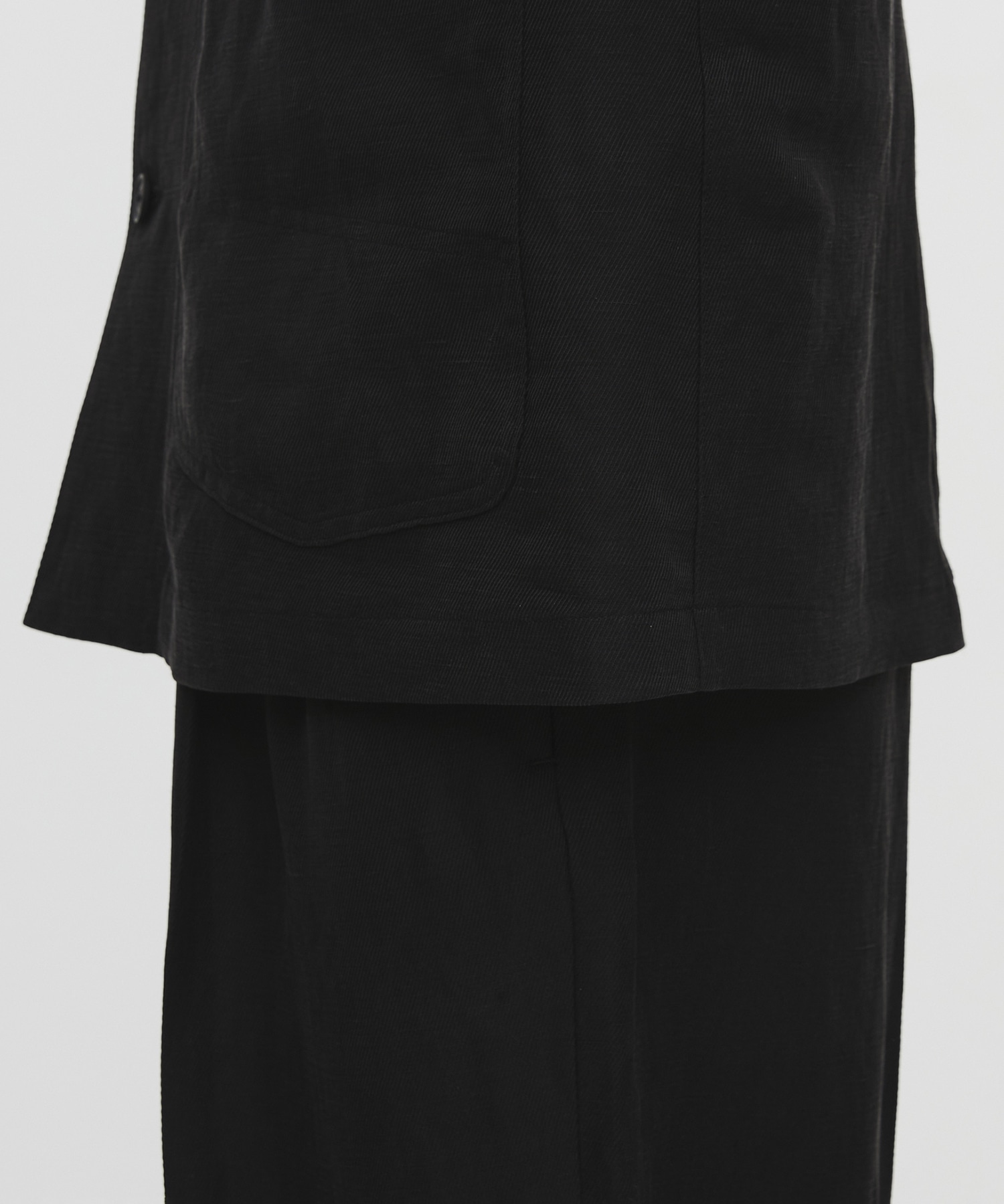 〈残りわずか｜再入荷なし〉VINTAGE SILK LINEN カバーオール