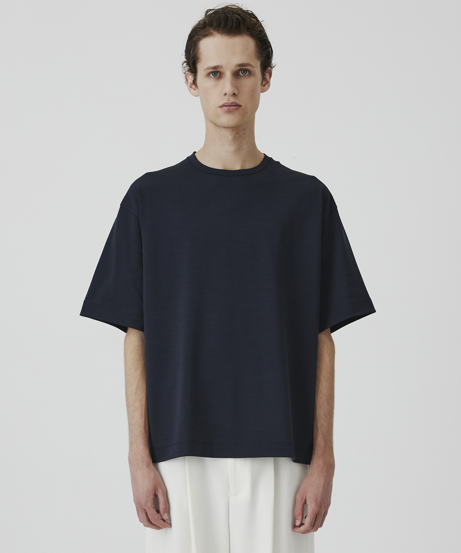 Super 140s ウールテクノラマ リラックスTシャツ