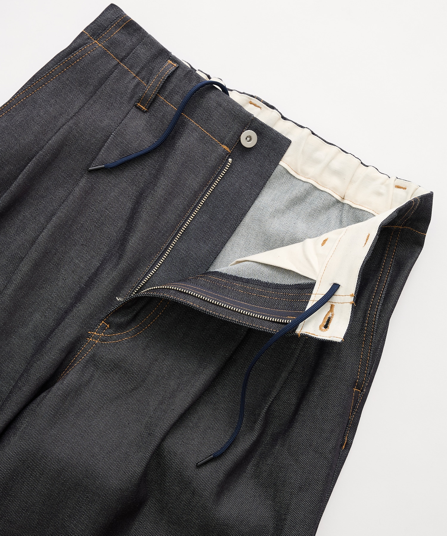 SUPIMA DENIM バギーパンツ