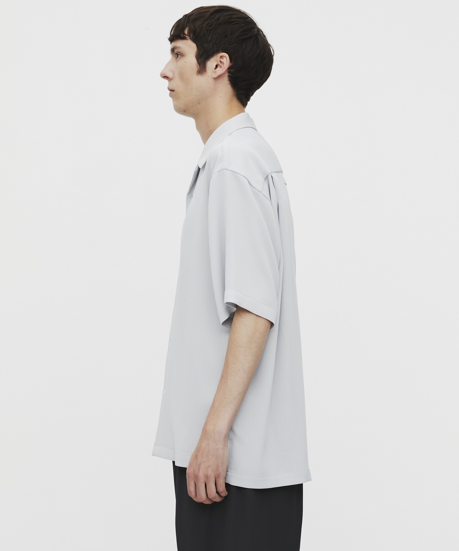 COLD DRY PLEATS オープンカラーシャツ