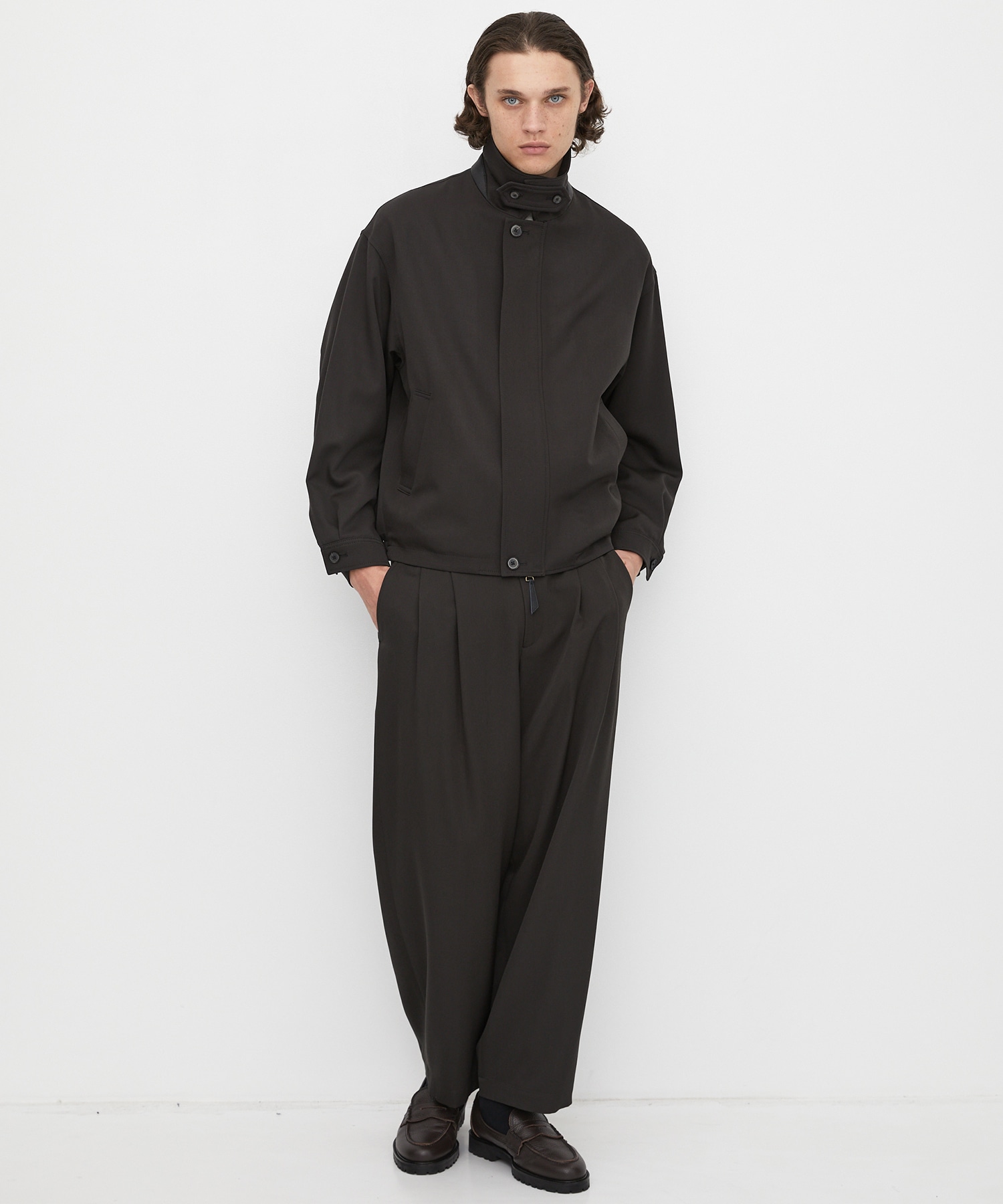 超撥水 WOOL GABARDINE FLIGHT BLOUSON
