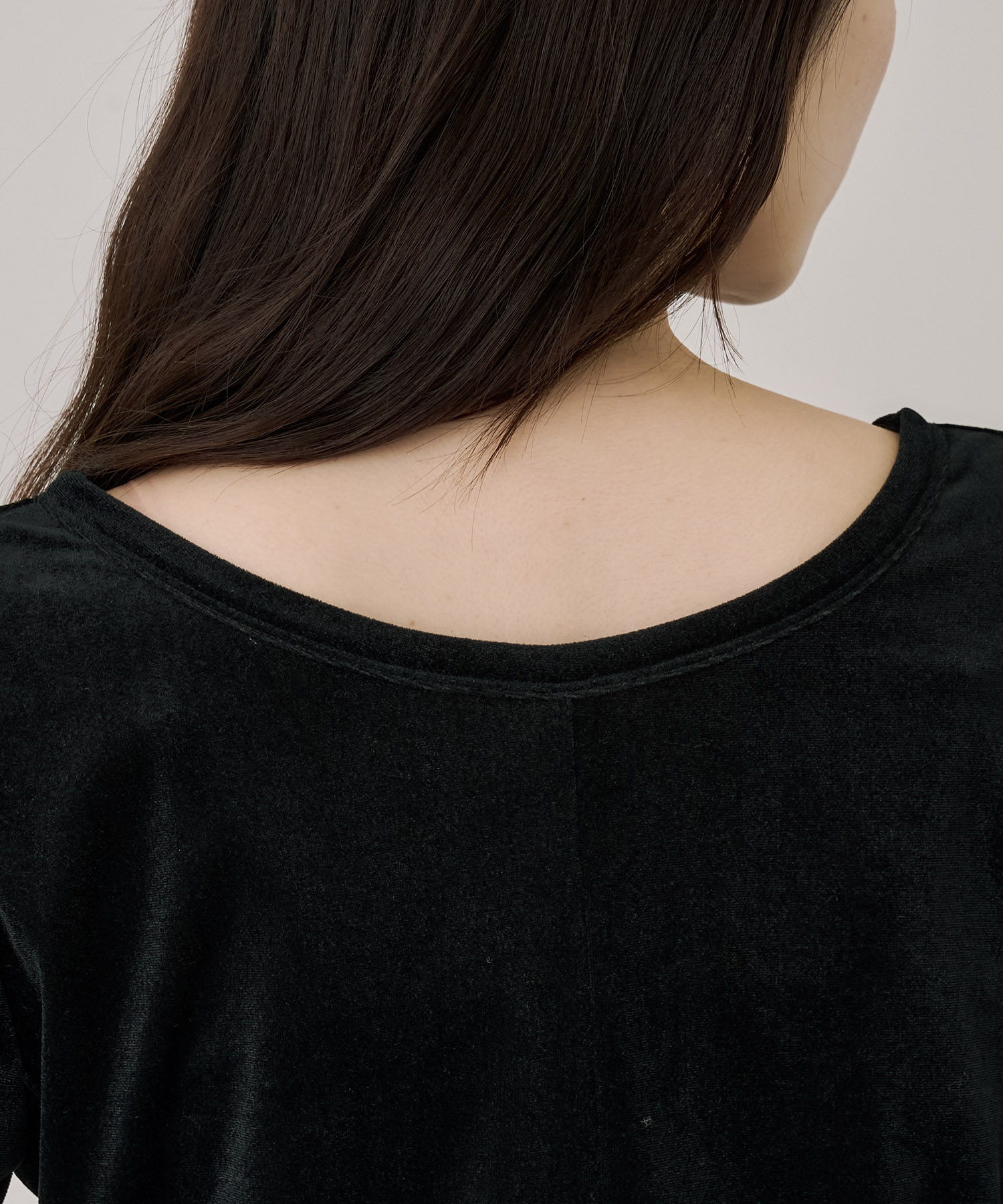 2WAYルーズフィットベロアトップス