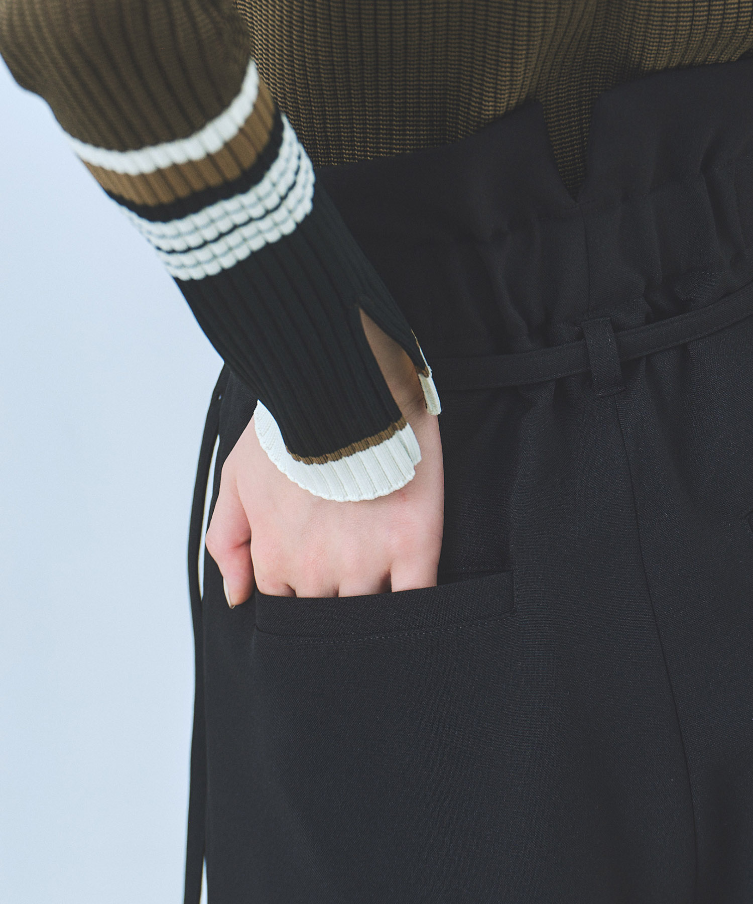 HAKAMAラップワイドパンツ