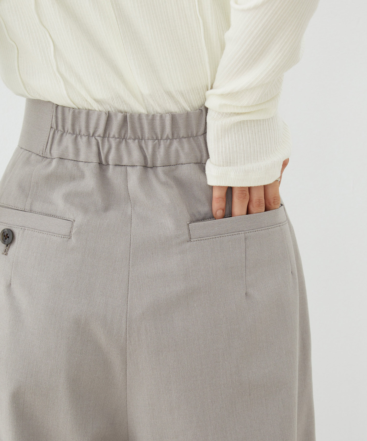 【セットアップ対応】ラップレイヤーワイドパンツ