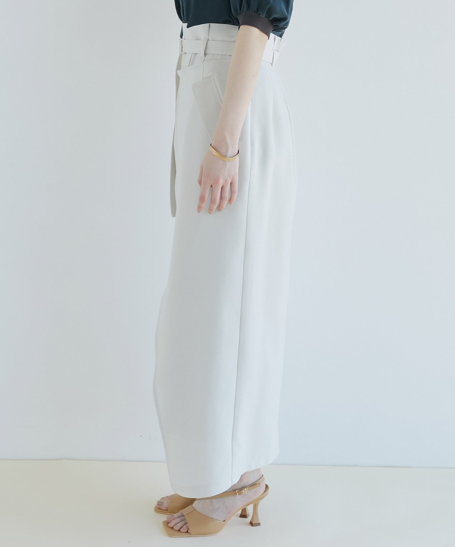 ACETATEラップスカート