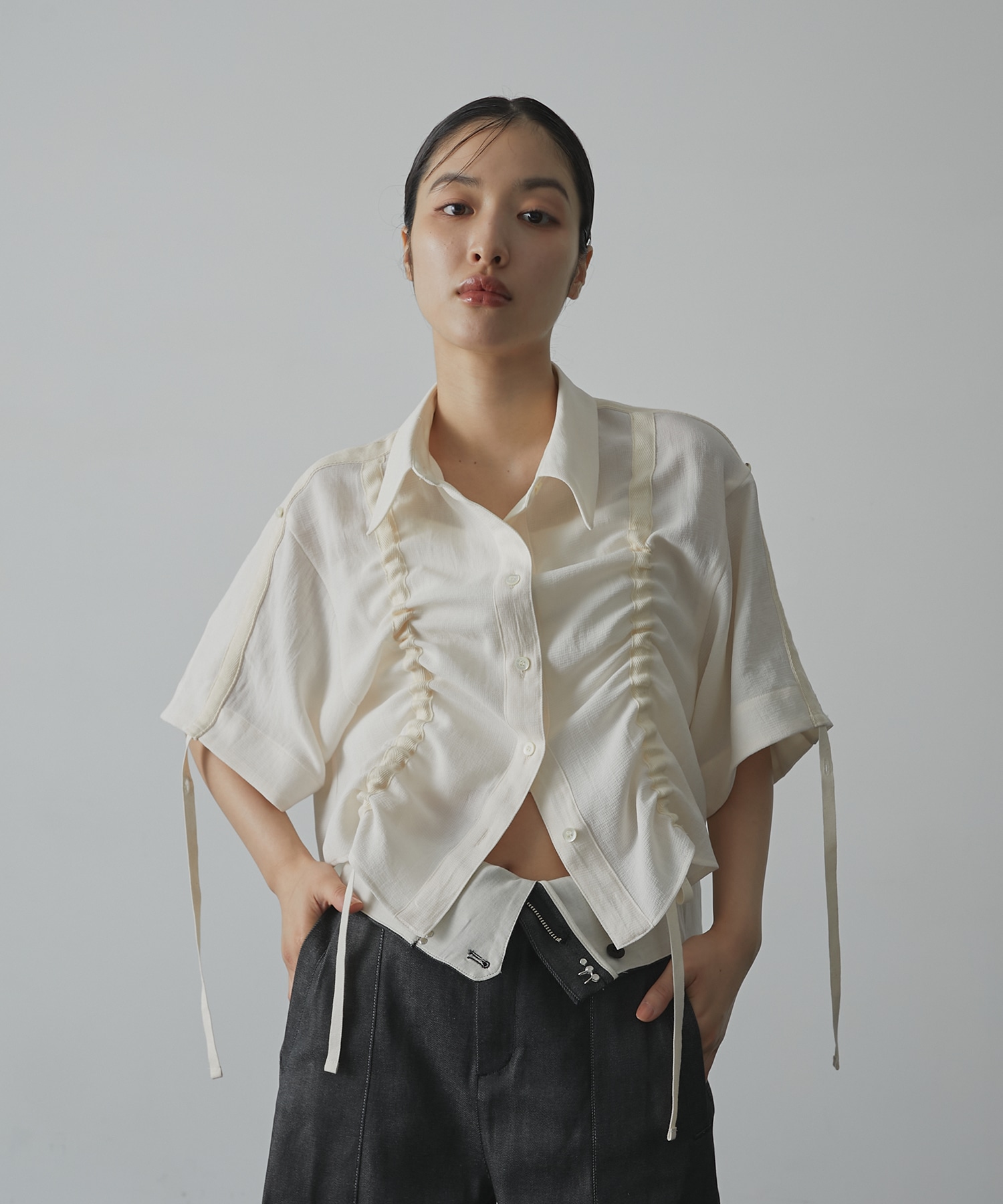 Adjustable Length Mesh Shirt