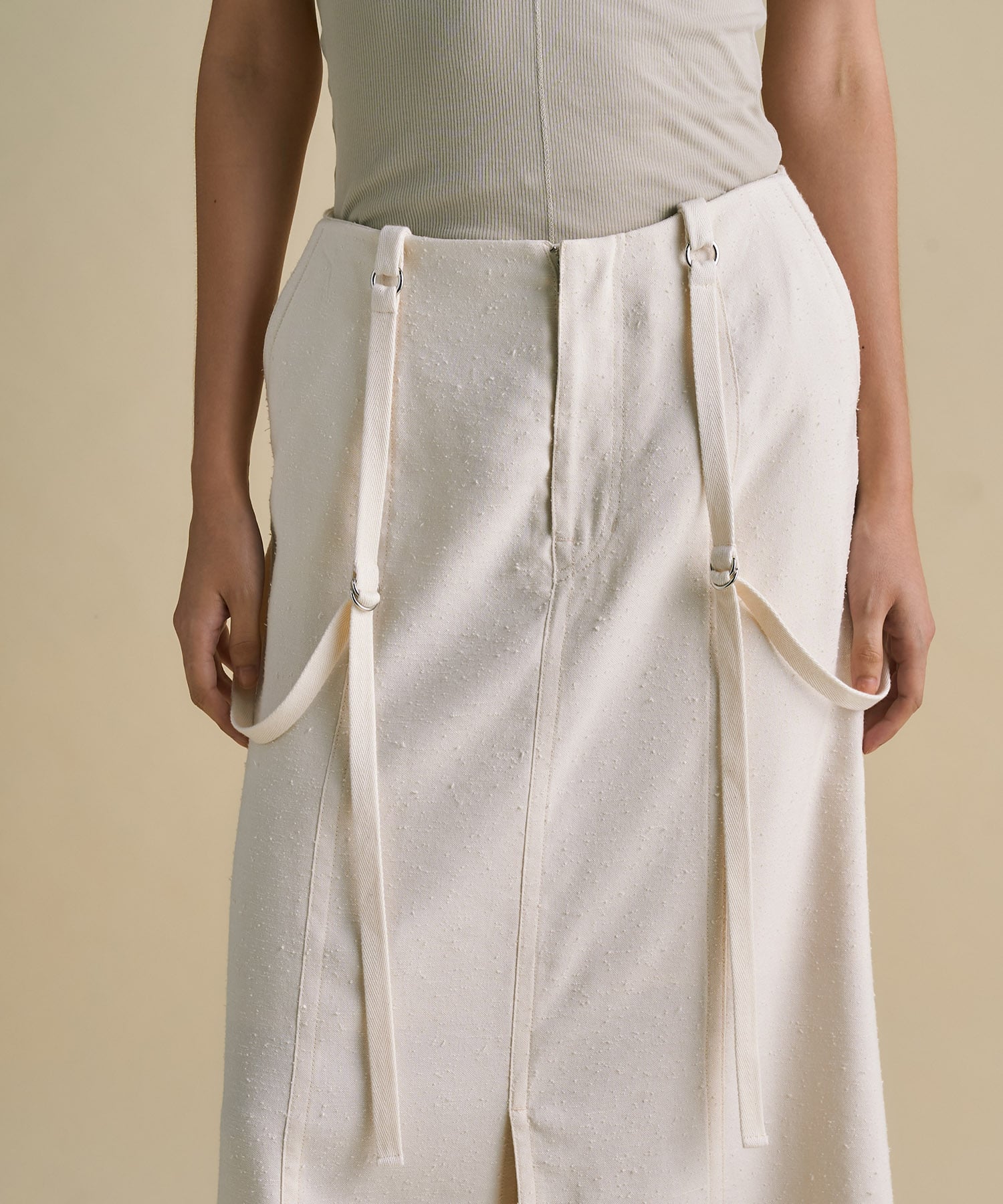 Vintage Nep Suspender Skirt