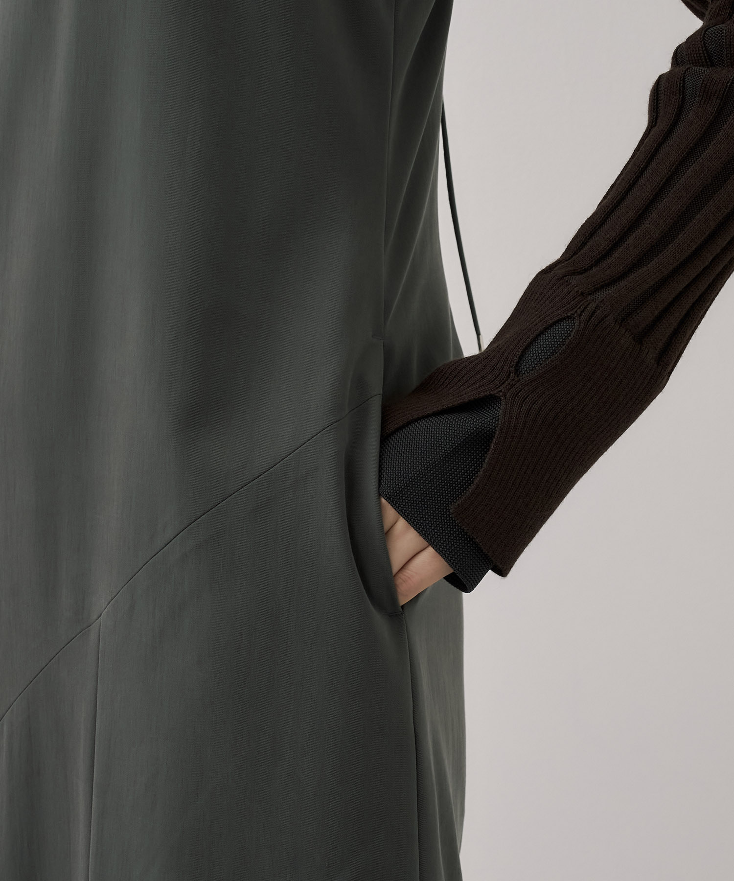 【セットアップ】フィブリルアシメキャミワンピース