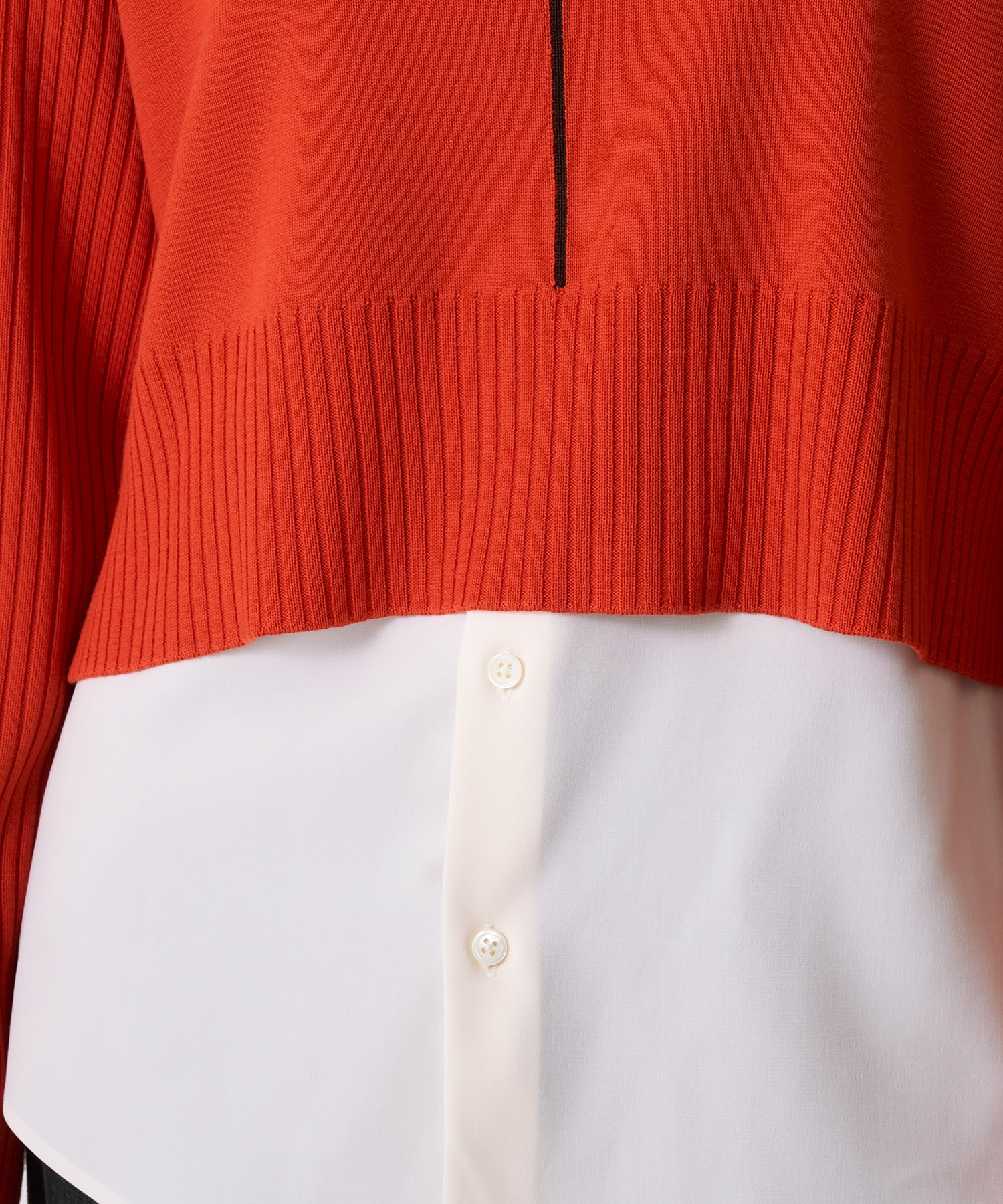 Wool100-ウォッシャブルタートルネックニット