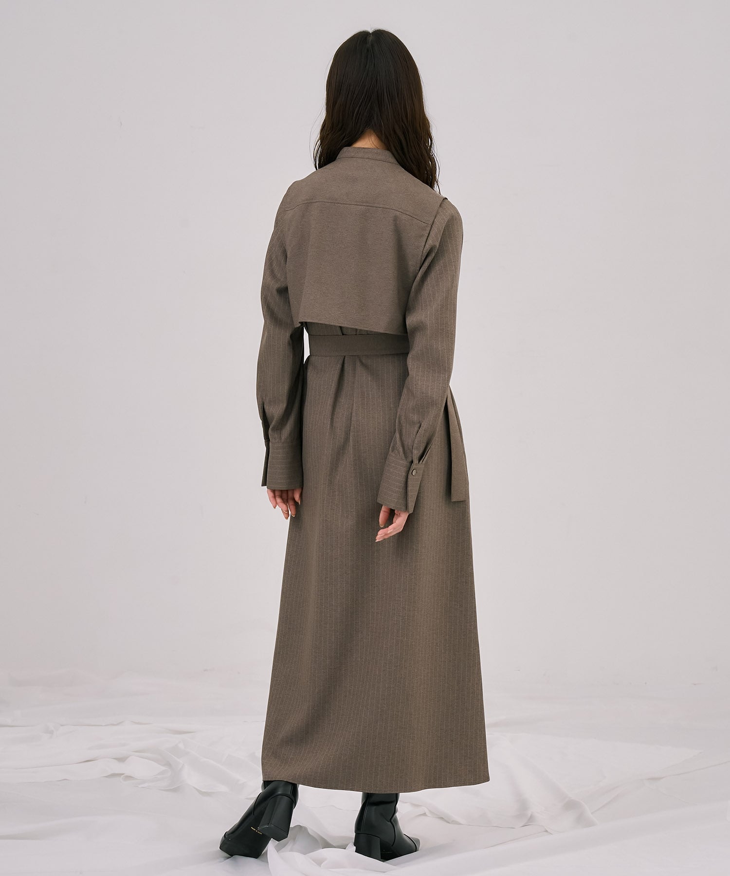 ポケットベストSETジッパーワンピース