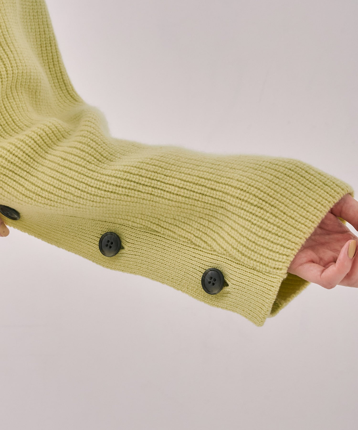 【WEB先行発売】サイドボタンウールカシミヤPO