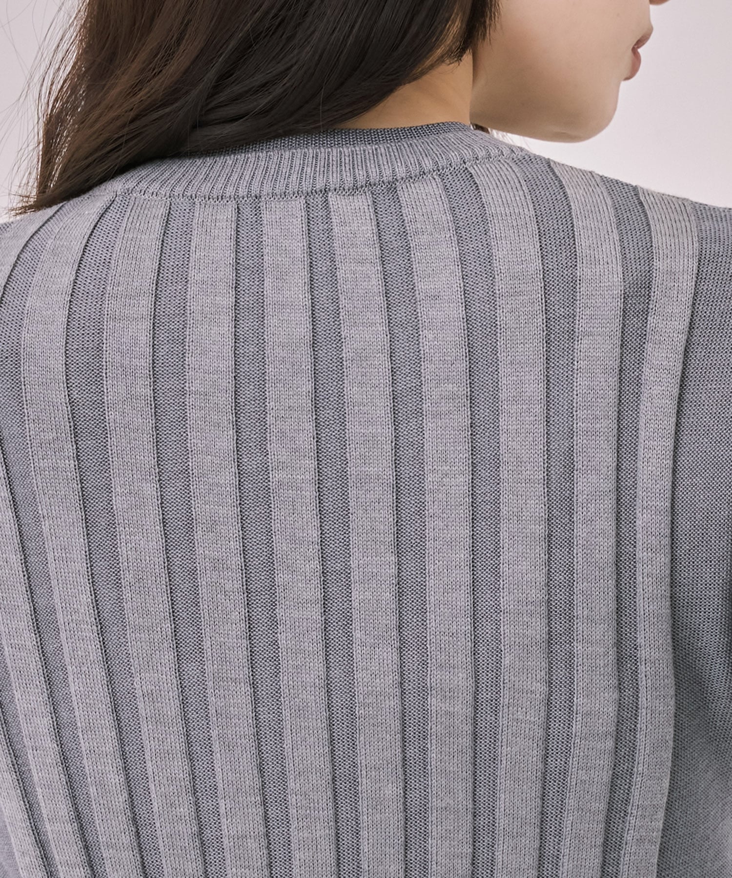 リップルレイヤーニット