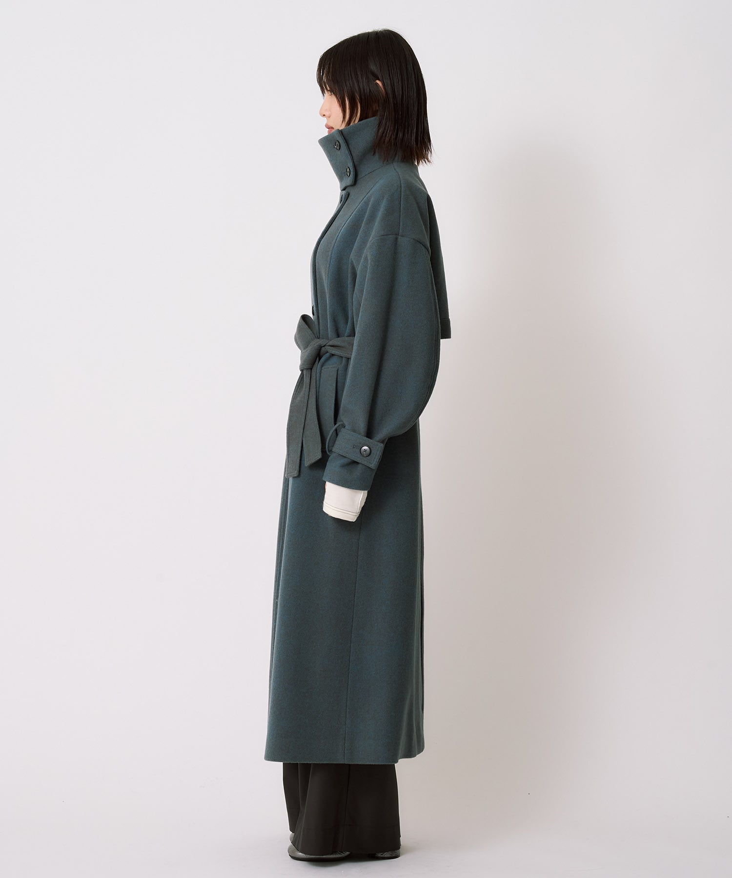 【WEB先行予約受付】スタンドカラーロングコート
