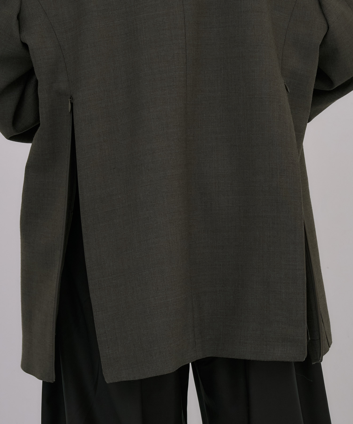 Oversized Back Zip Jacket