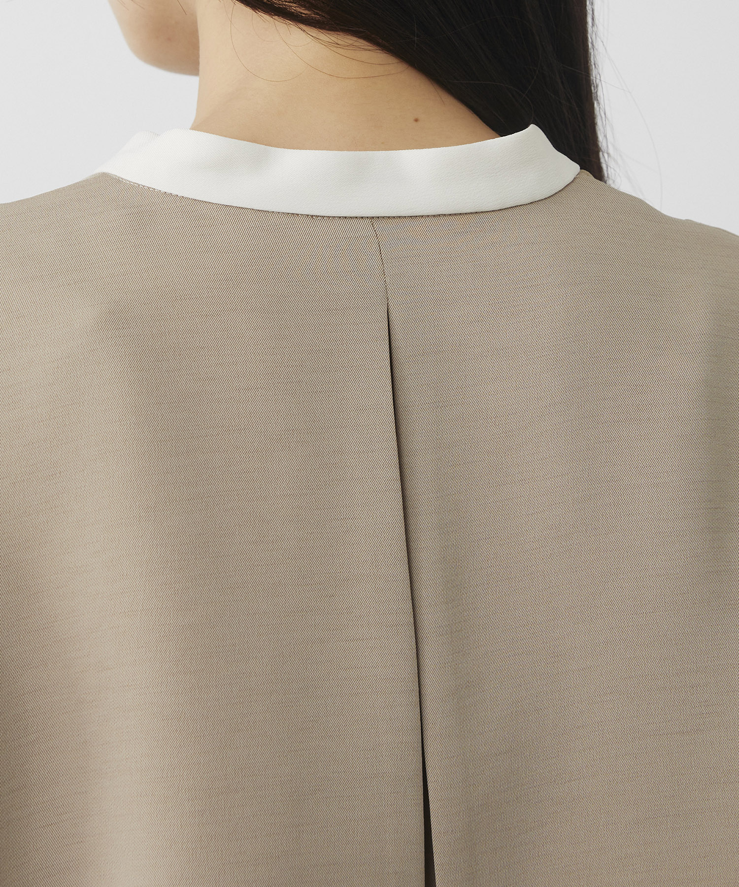 〈残りわずか〉【WEB限定】レイヤードバイカラーブラウス