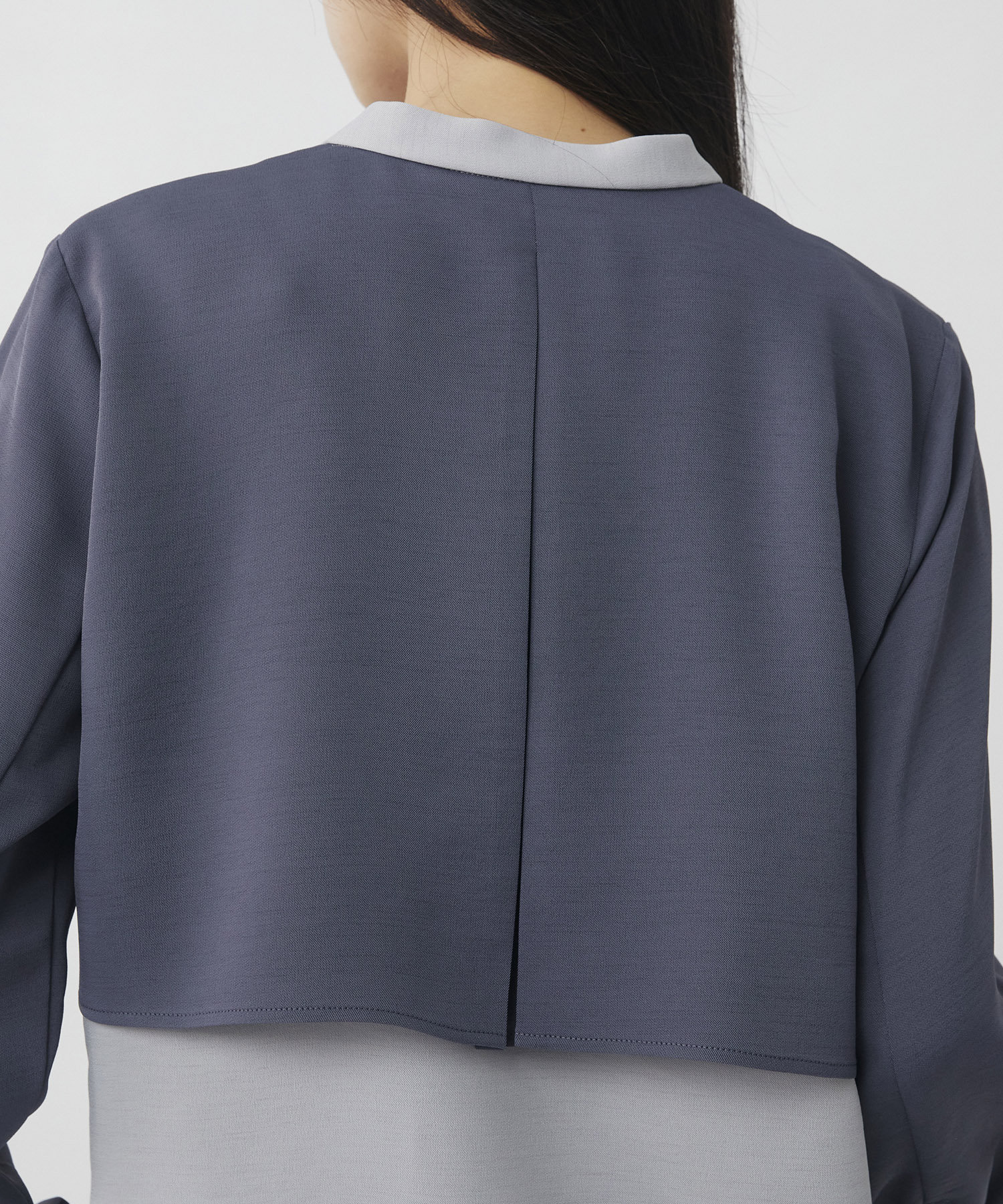 【WEB限定】レイヤードバイカラーブラウス