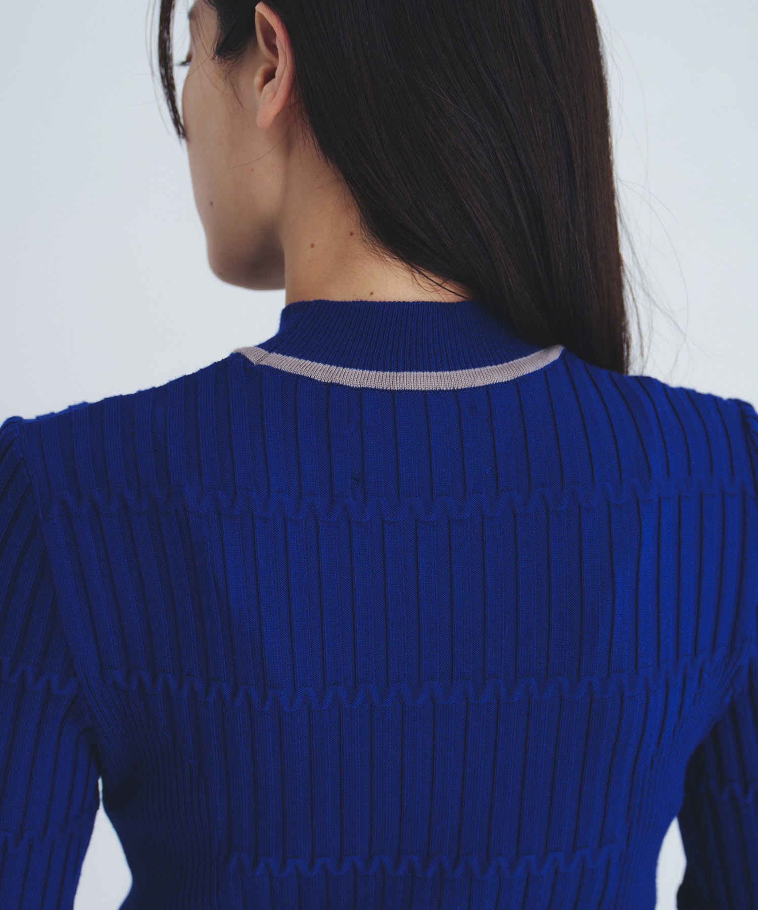 リップルボーダーニット