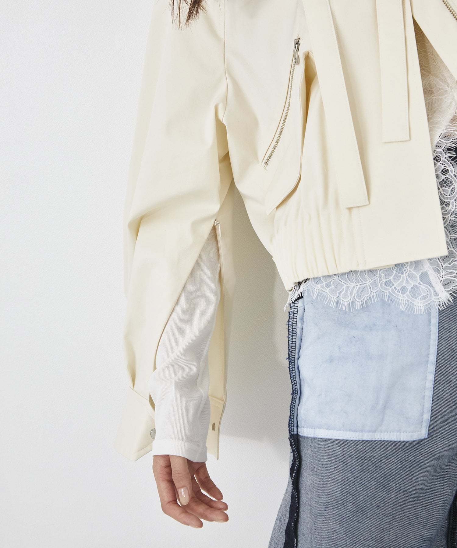 ゴムタックギャザーブルゾン