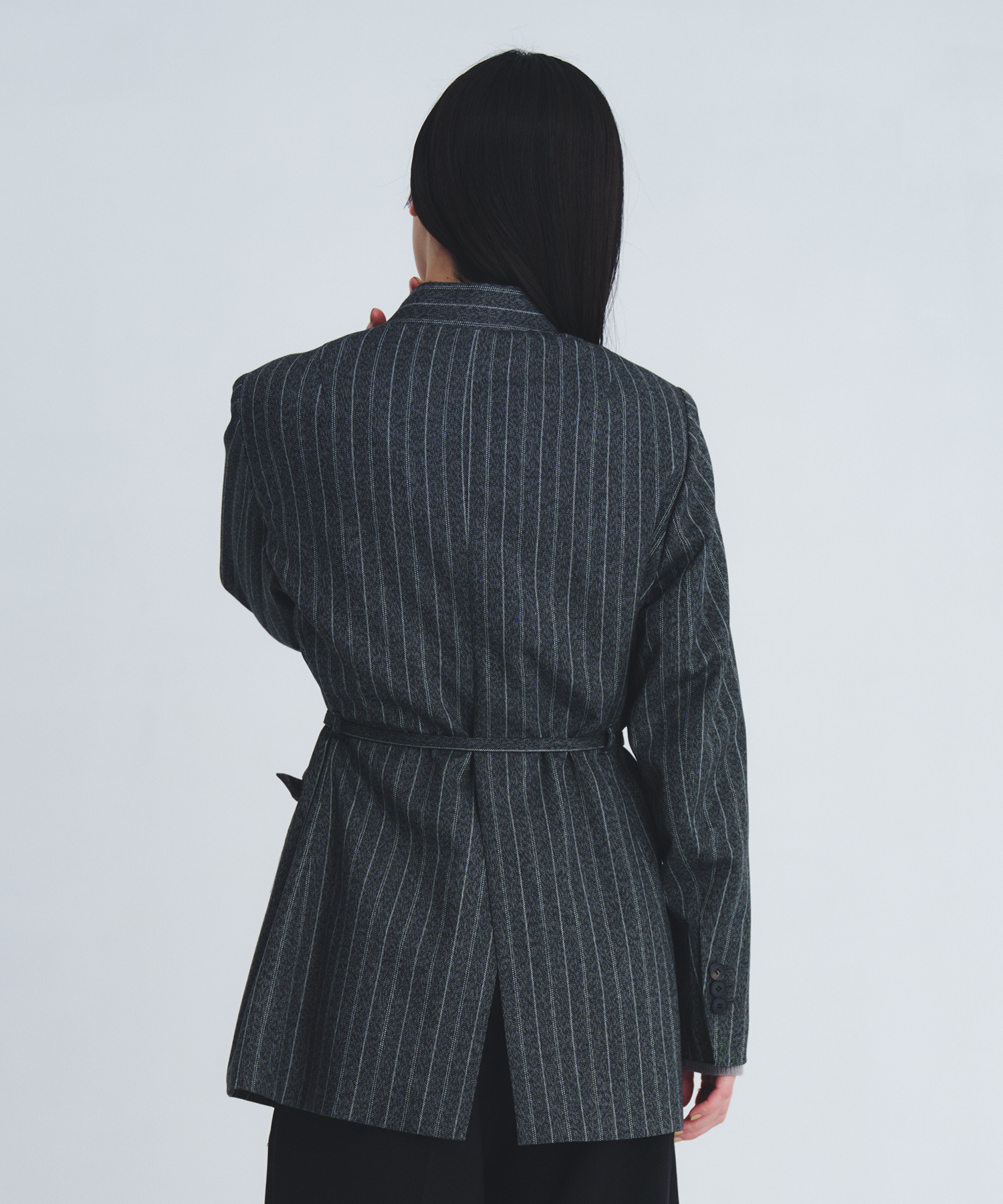 スタンドカラーテーラードジャケット