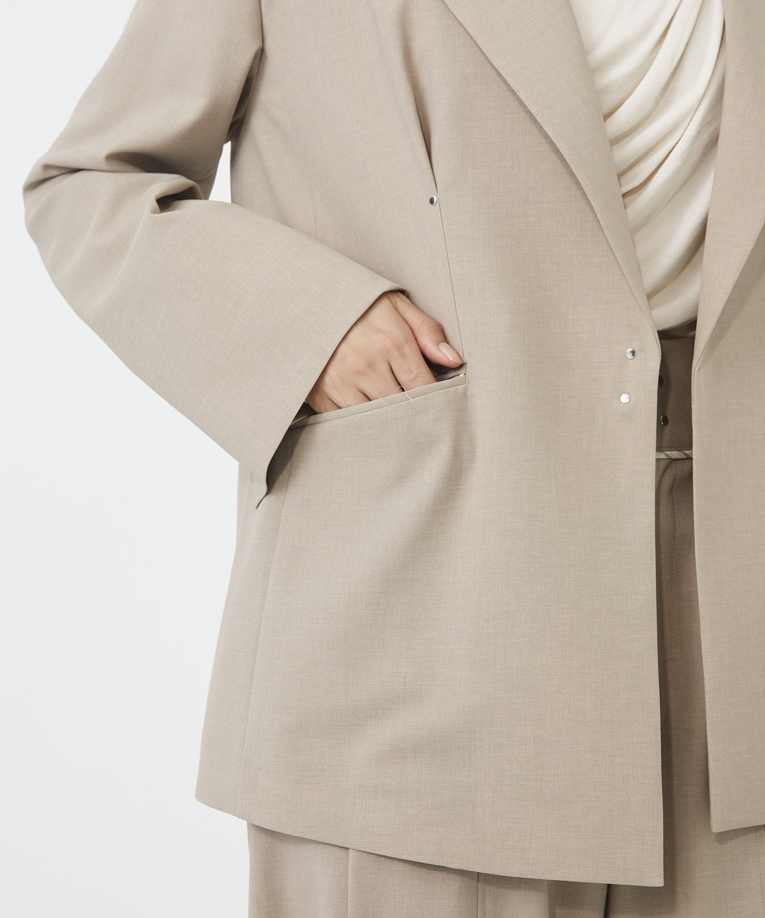 ＜セットアップ対応＞カシメタックマチジャケット