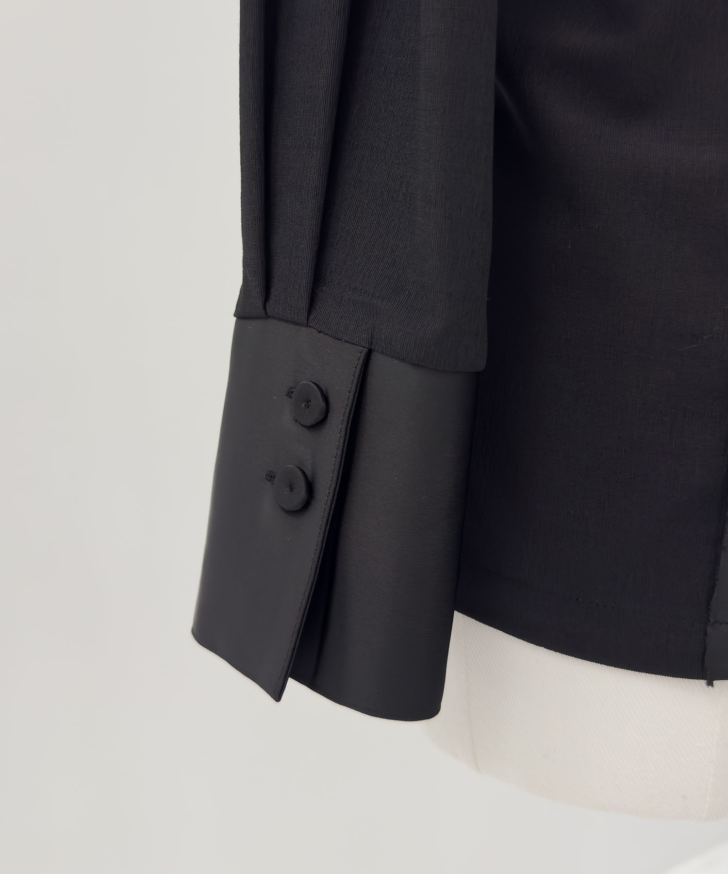 アンドワープウールブレンドシャツ
