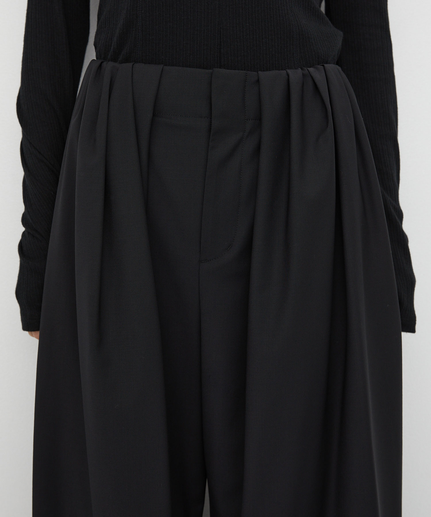 Super120s Wool Relax Trousers