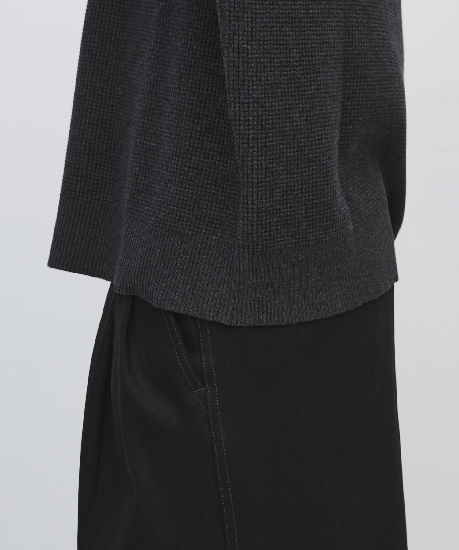 〈2026SS|残りわずか|再入荷なし〉COTTON CASHMERE ワッフルニット