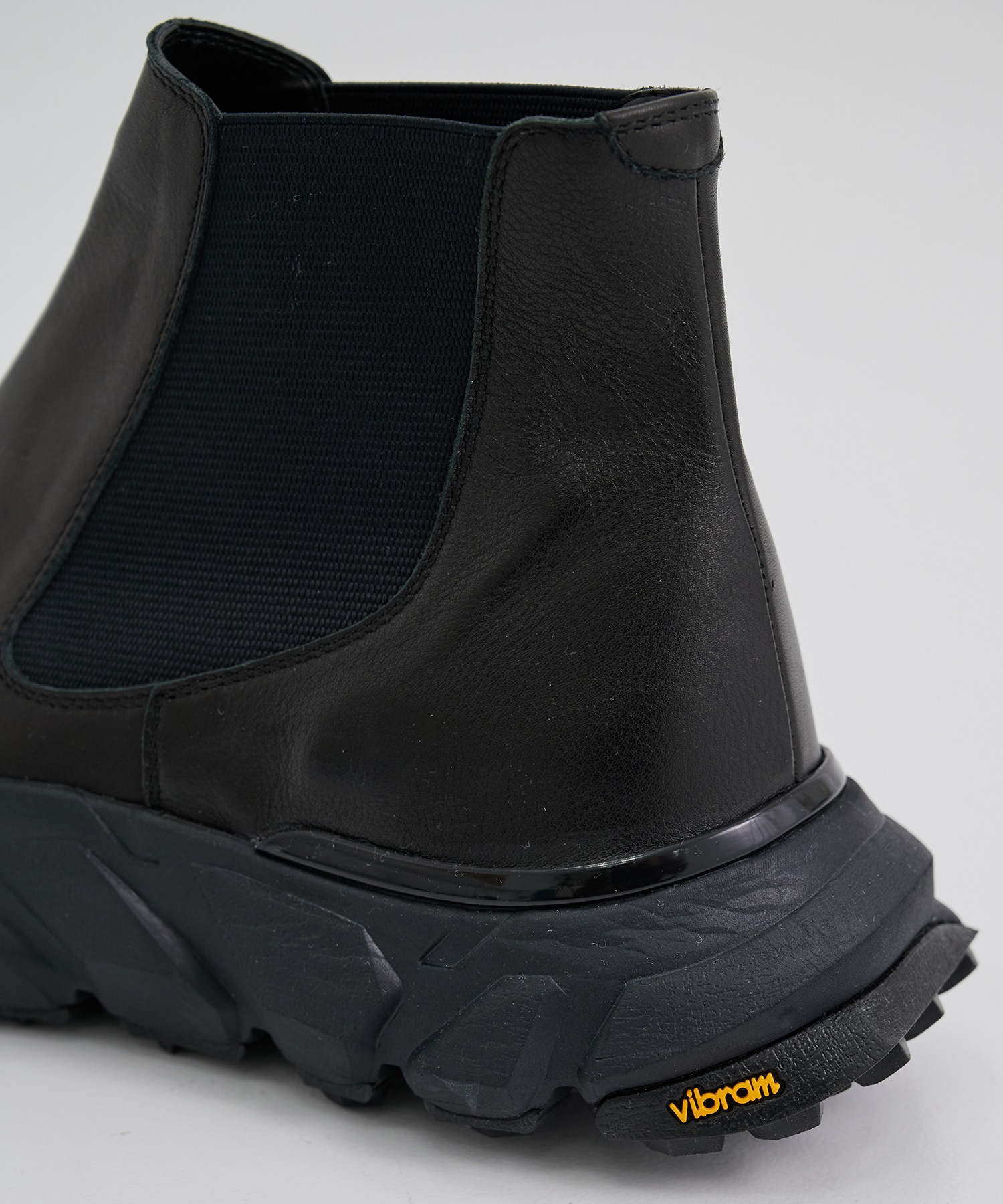 LEATHER Vibram SIDE GORE BOOTS