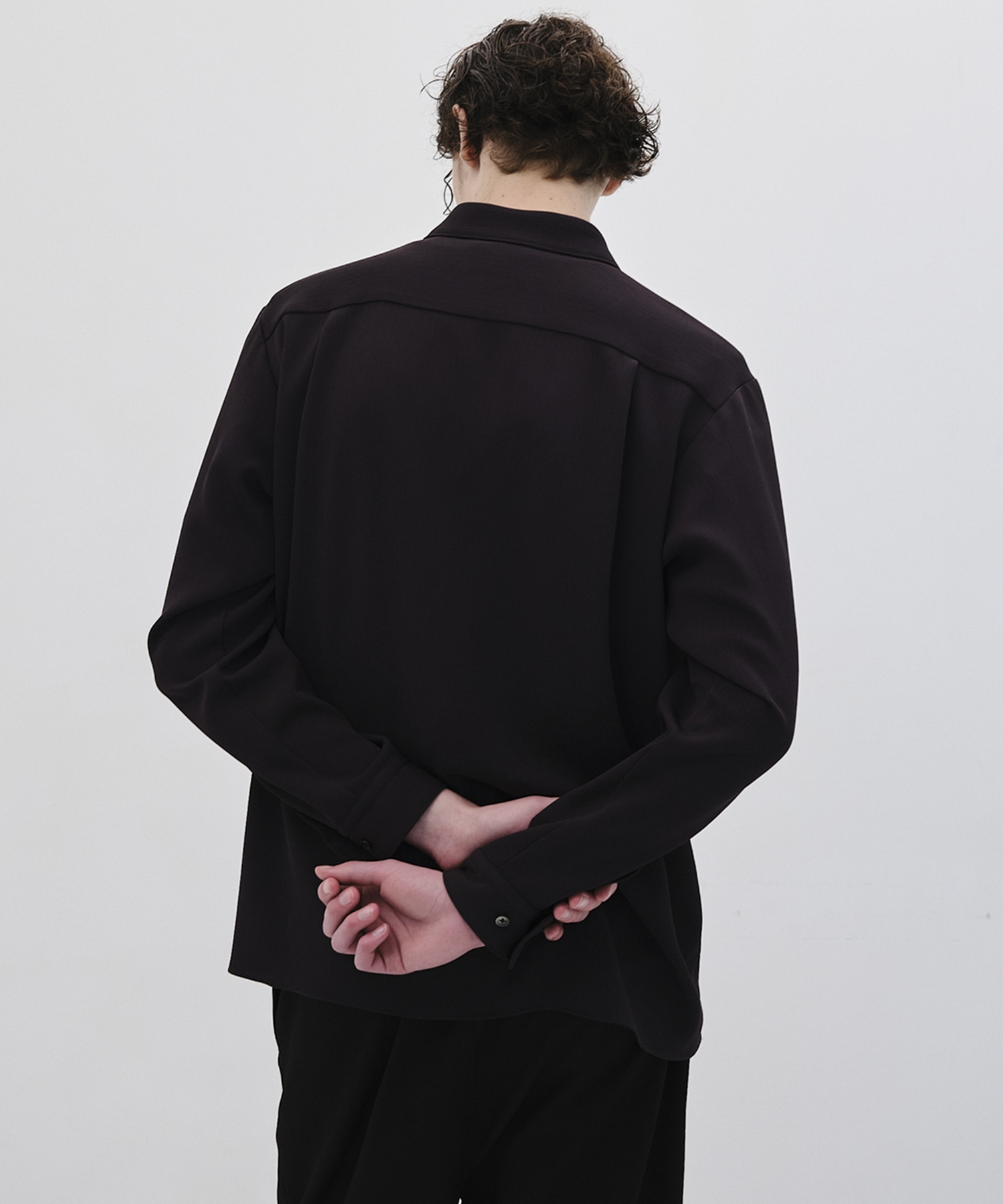 COLD DRY PLEATS ロングスリーブシャツ