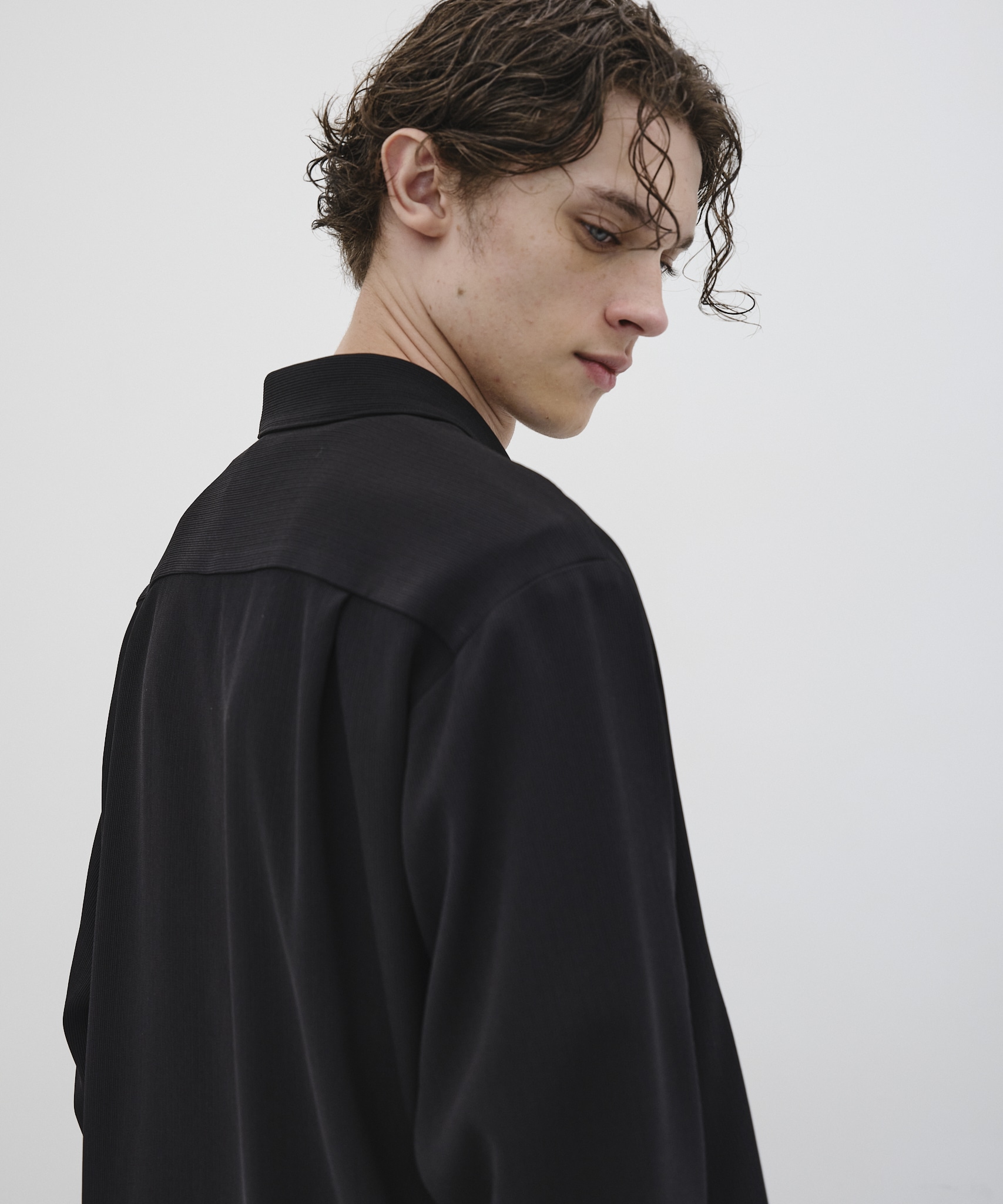 COLD DRY PLEATS ロングスリーブシャツ