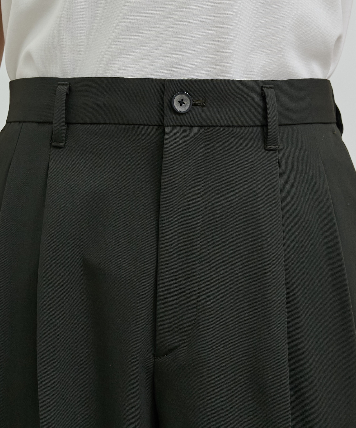 TECHNO WOOL 2タックイージーパンツ