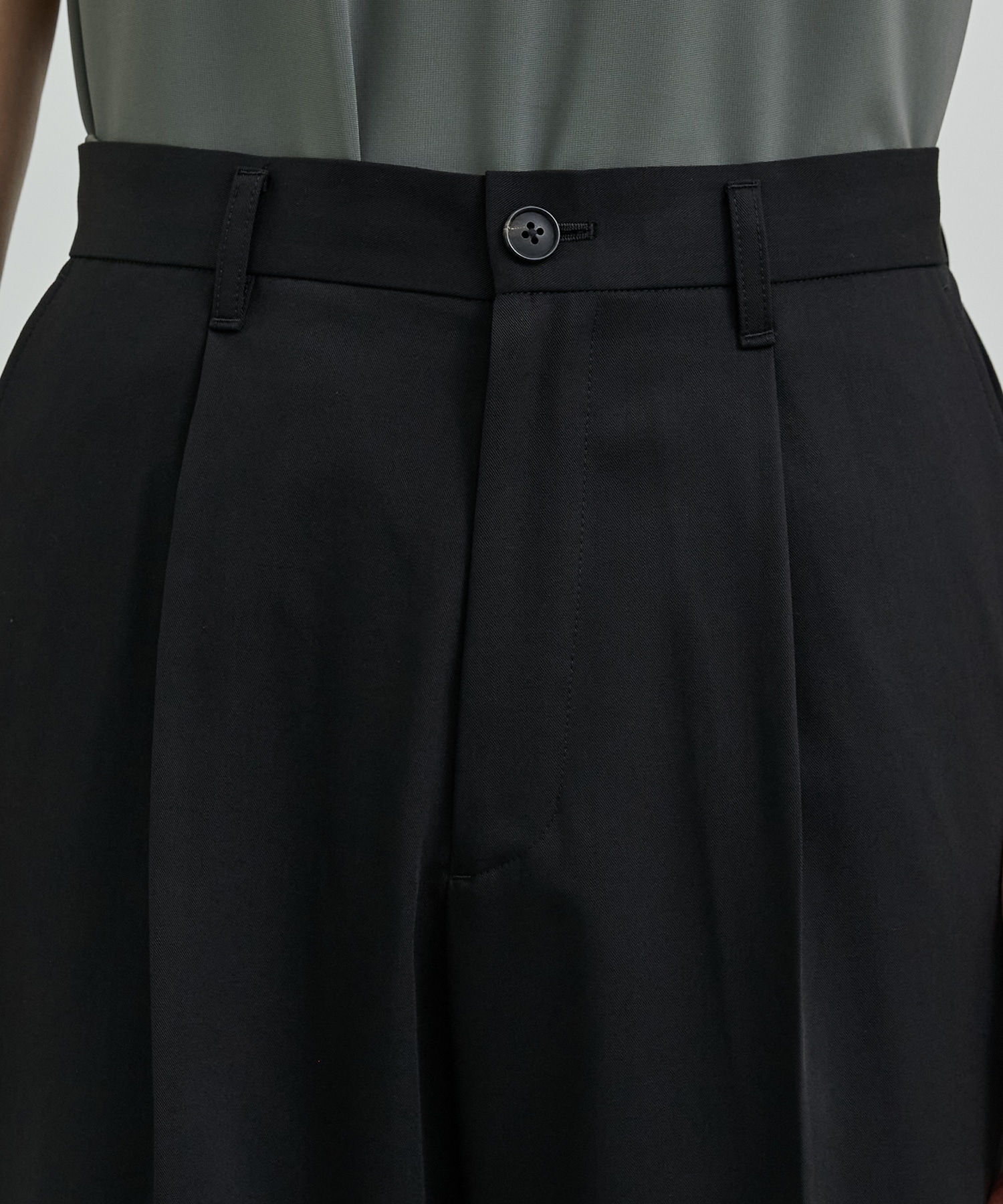 TECHNO WOOL セミフレアパンツ