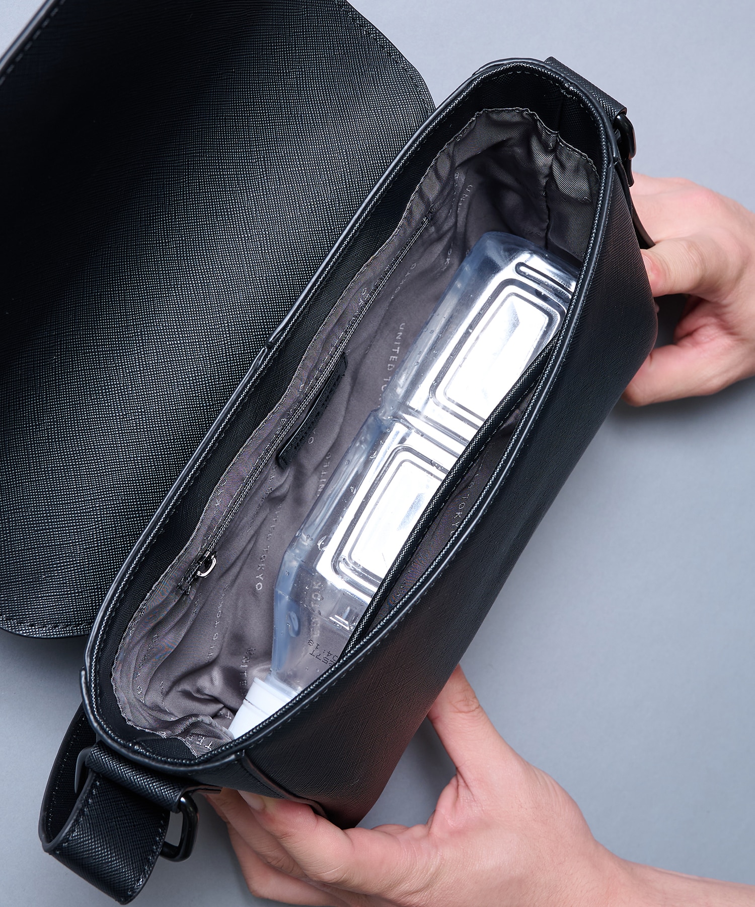 Saffiano Leather Shoulder Bag