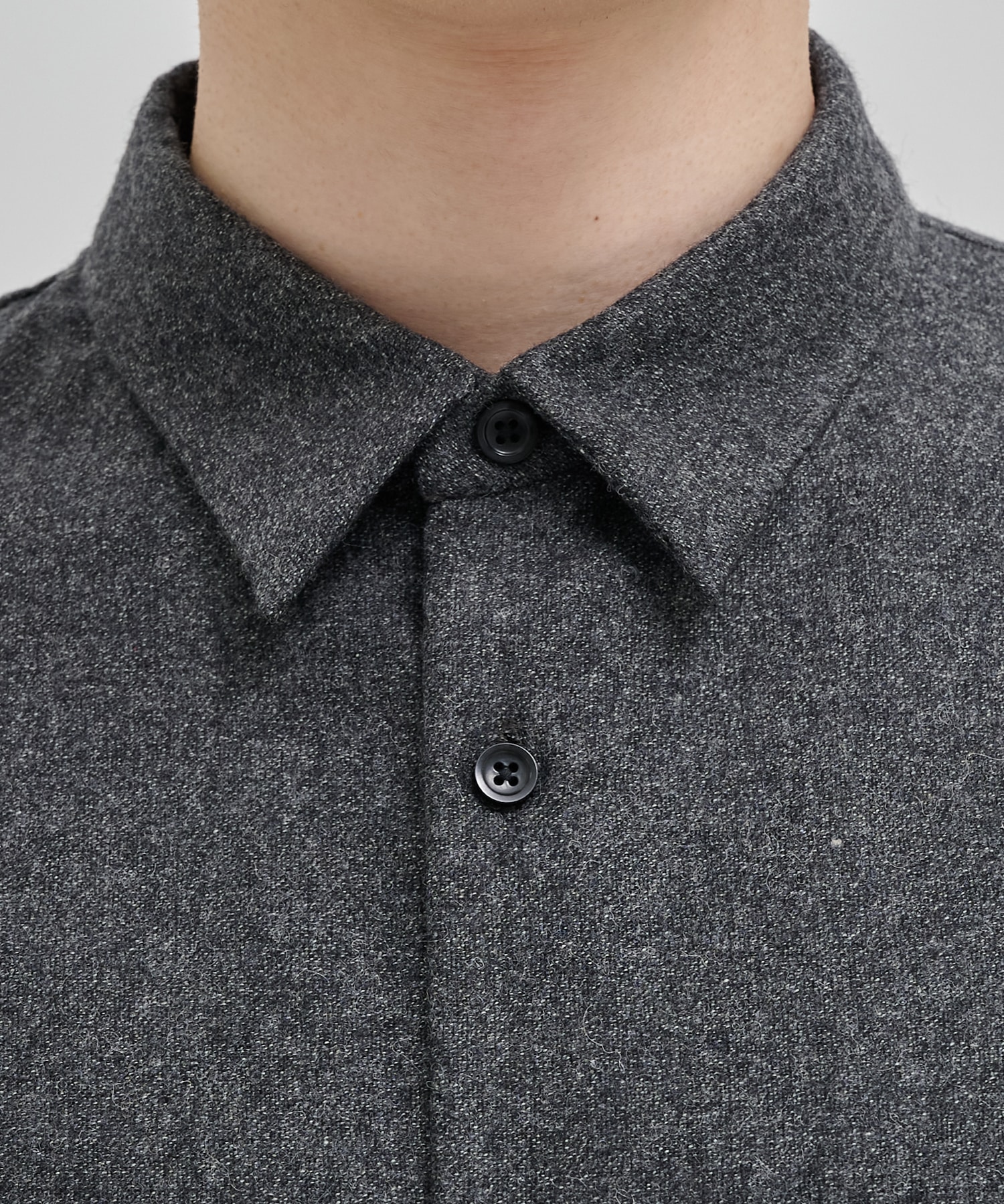 SOFT TWEED レギュラーカラーシャツ