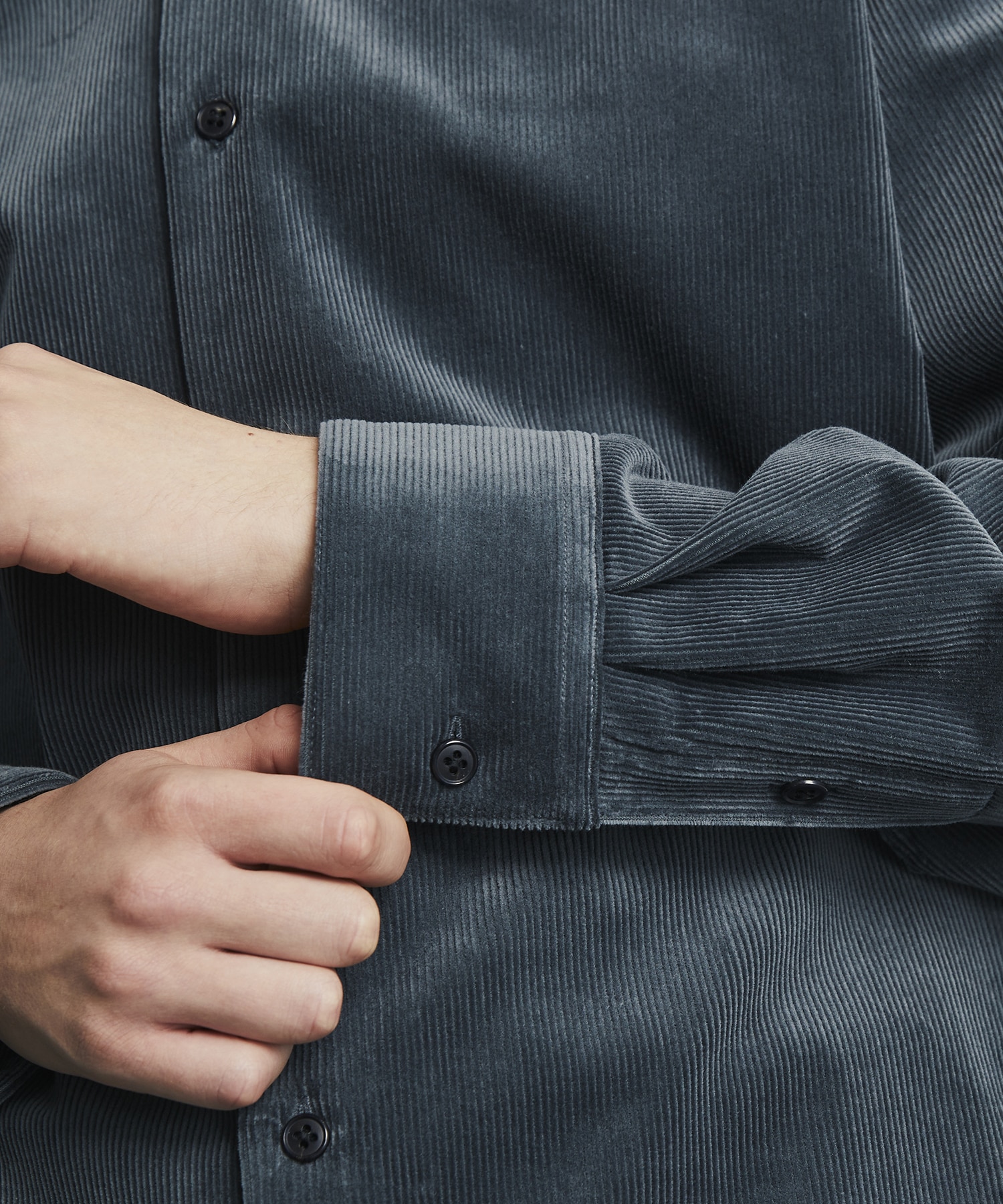 WOOL CORDUROY ロングスリーブシャツ