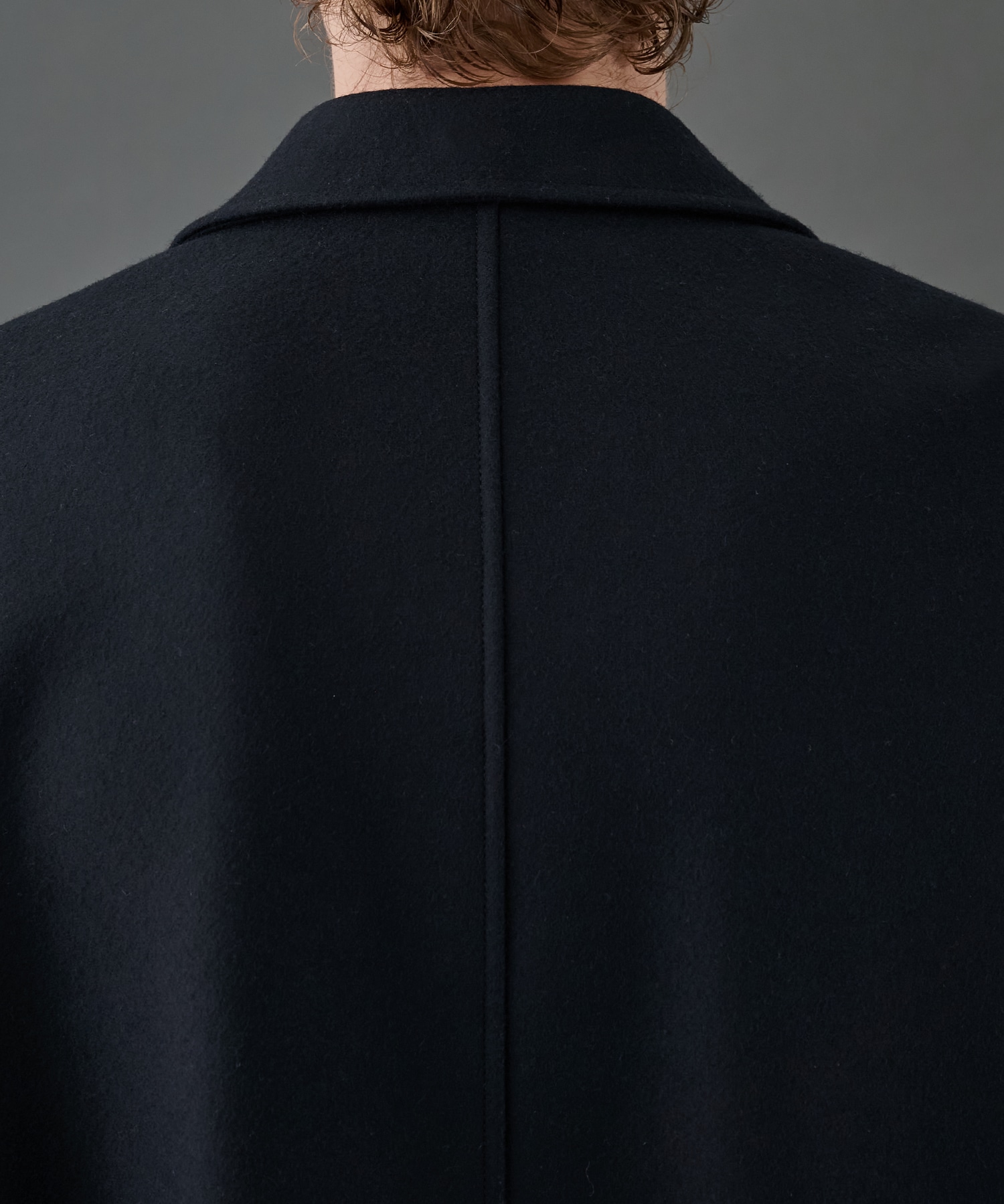 超撥水 SUPER 140's ダブルチェスターコート(1 DARK GREY): : メンズ