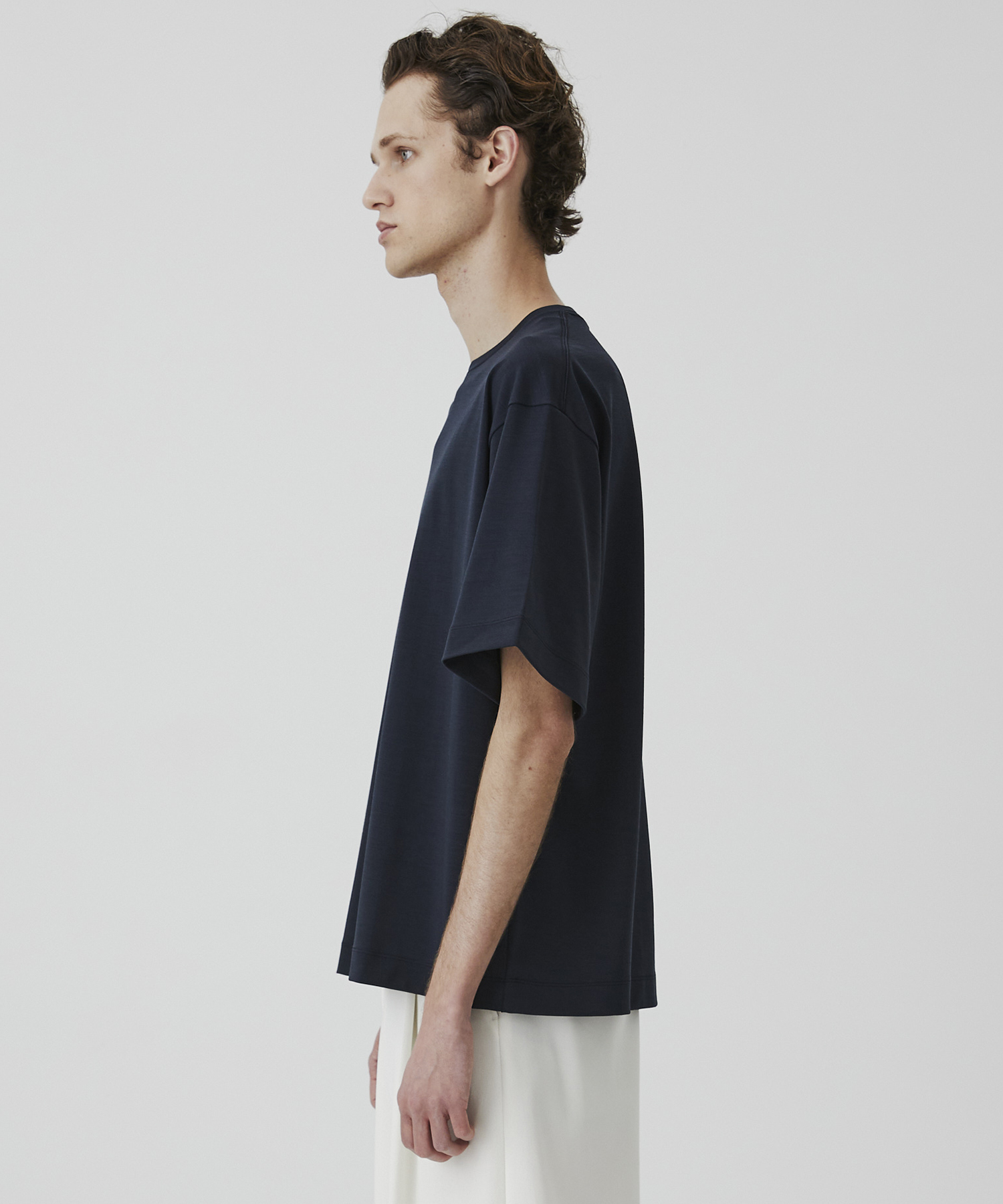 Super 140s ウールテクノラマ リラックスTシャツ