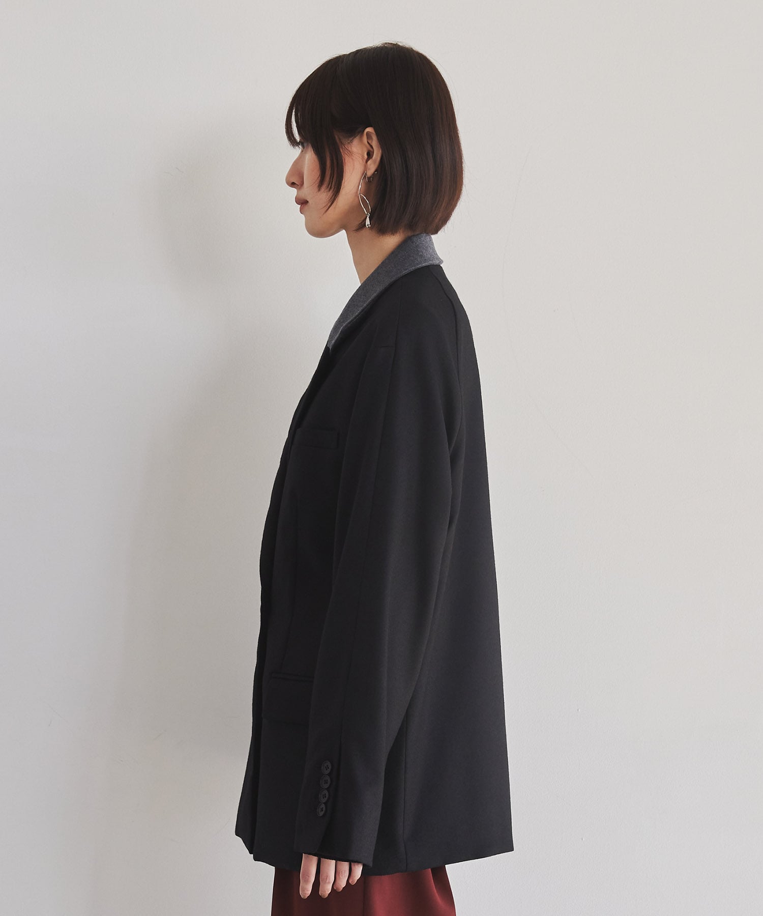 ラペルポイントテーラードジャケット