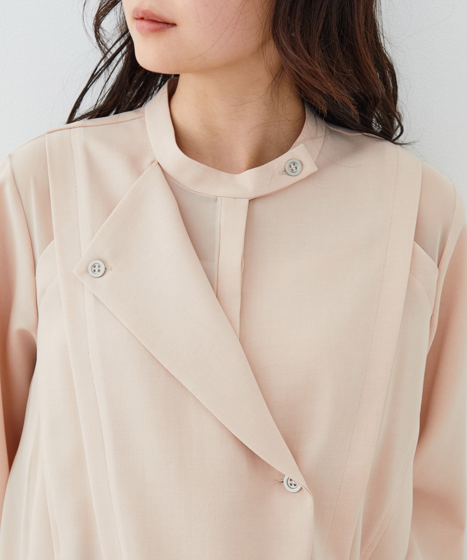 シアーレイヤーブラウス