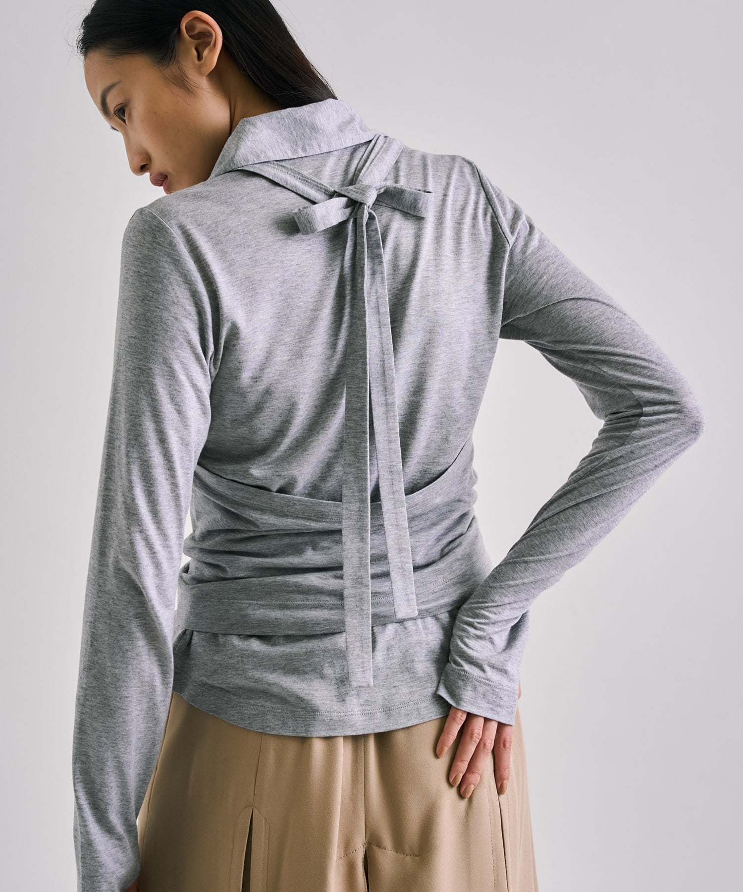 Halterneck Layered Polo