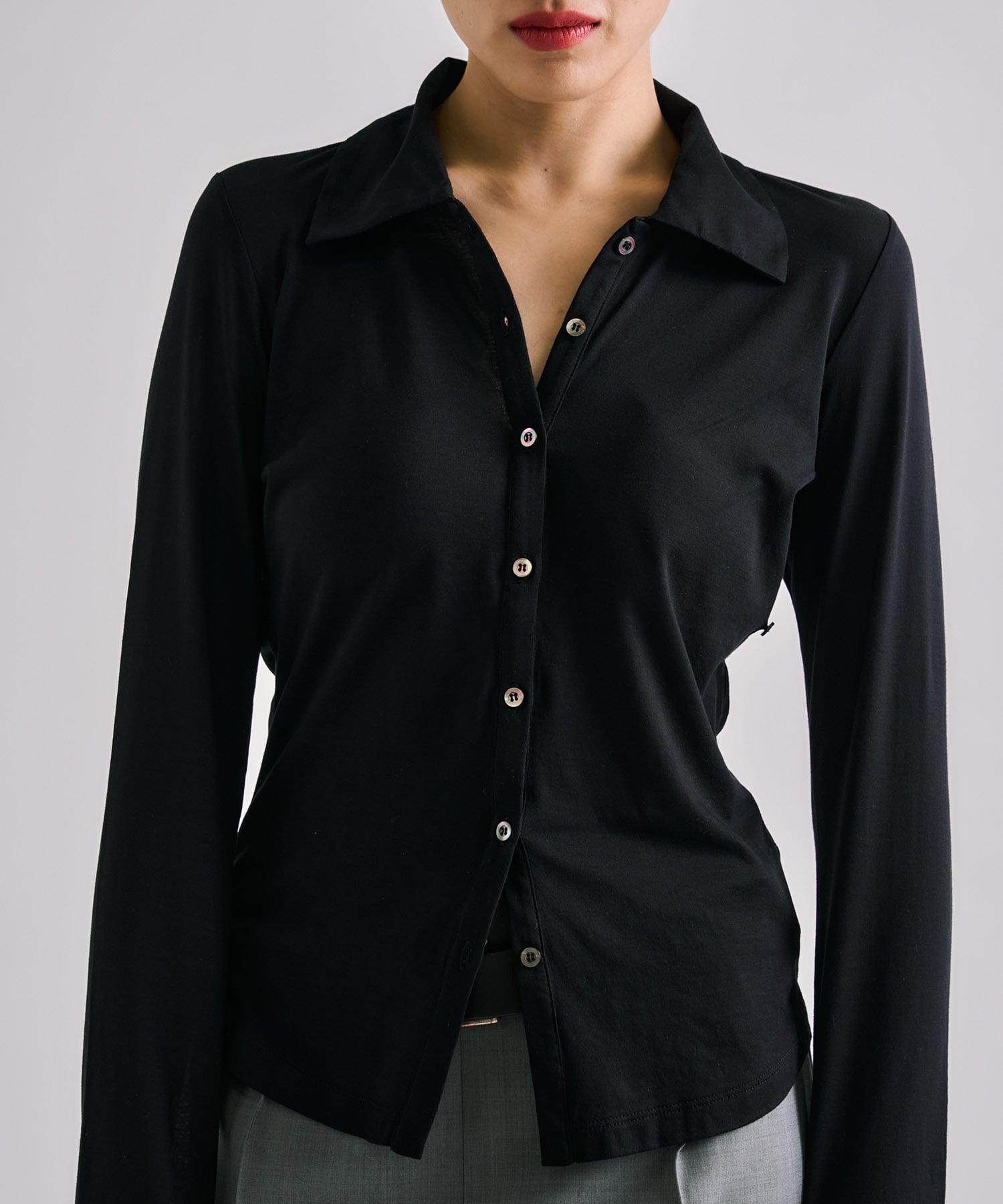 Halterneck Layered Polo