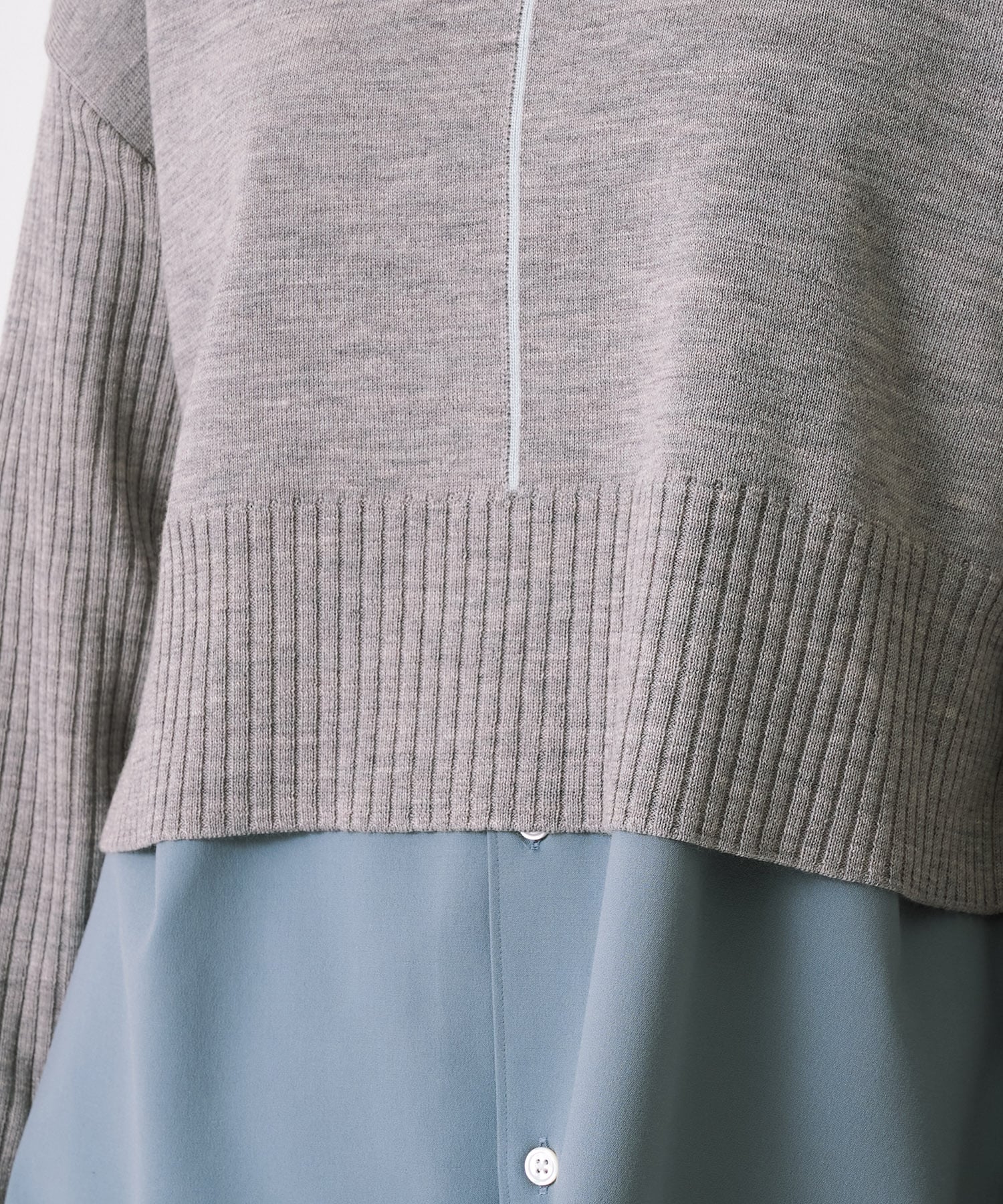 Wool100-ウォッシャブルタートルネックニット