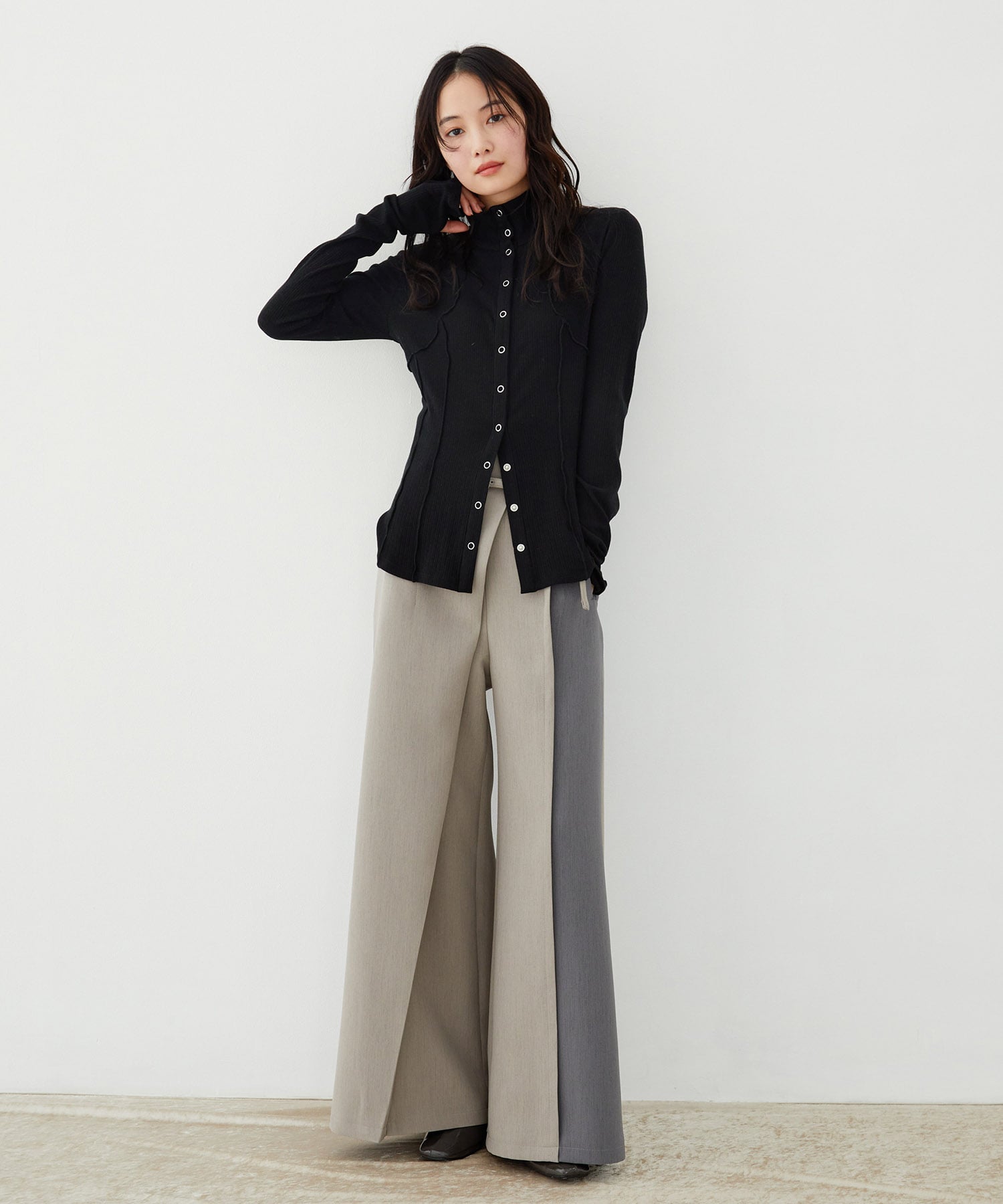 【限定30着｜WEB限定カラー】HAKAMAアシメワイドパンツ