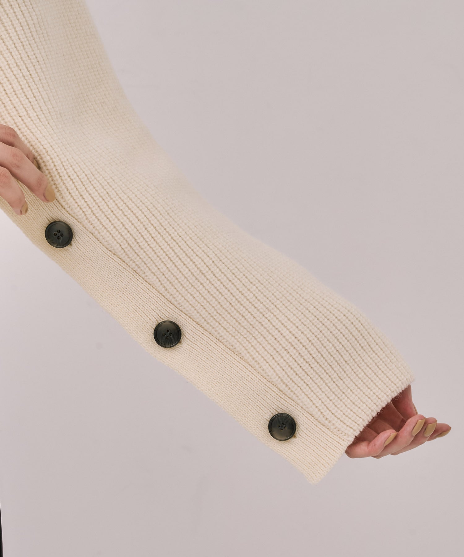 【WEB先行発売】サイドボタンウールカシミヤPO