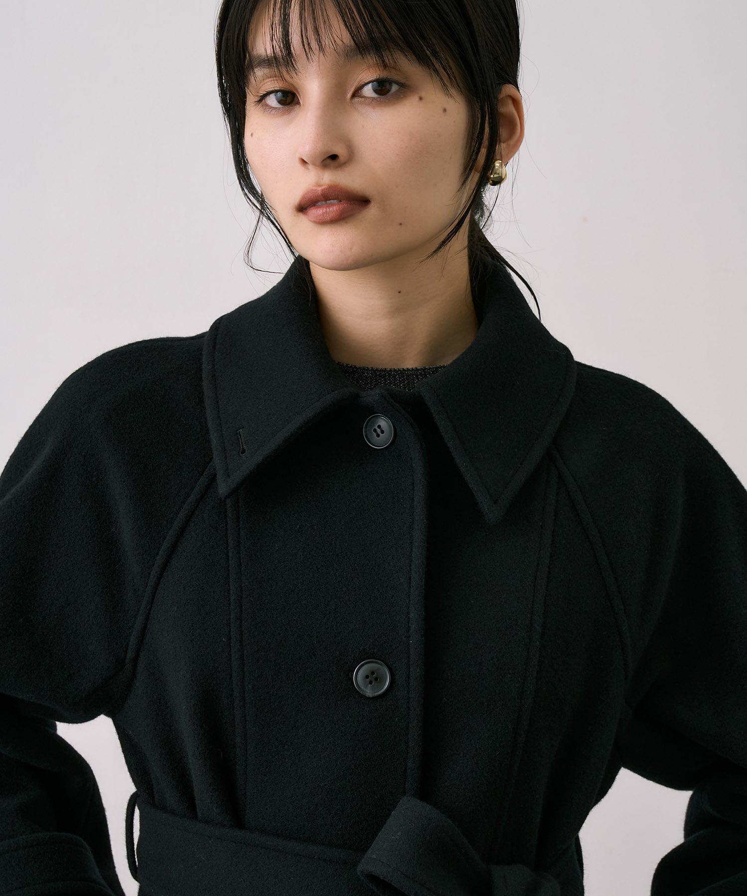 〈最終入荷〉【WEB限定】2wayウールロングコート