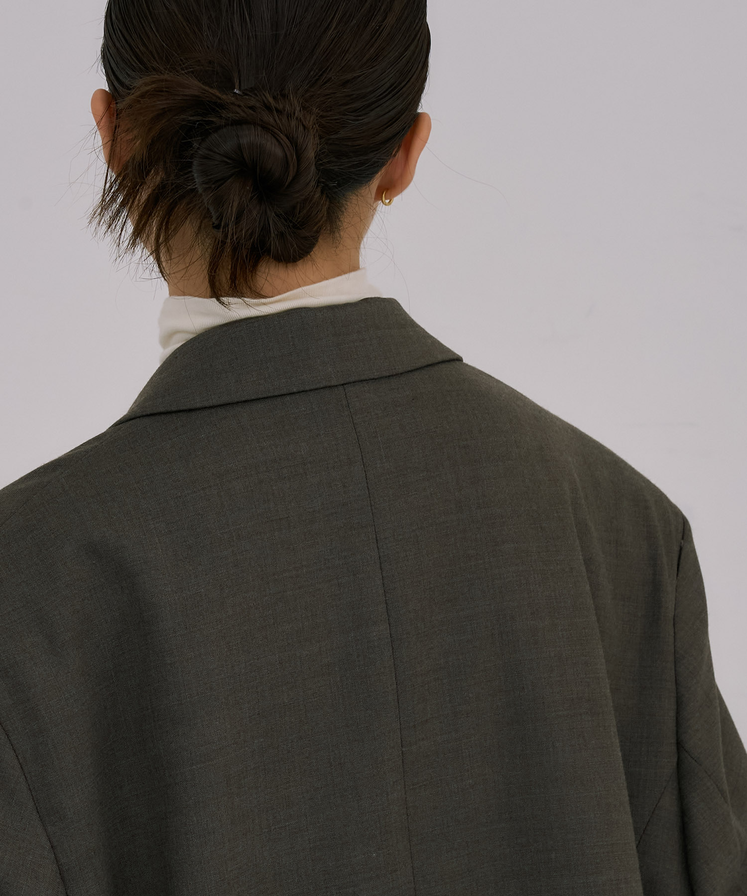 Oversized Back Zip Jacket