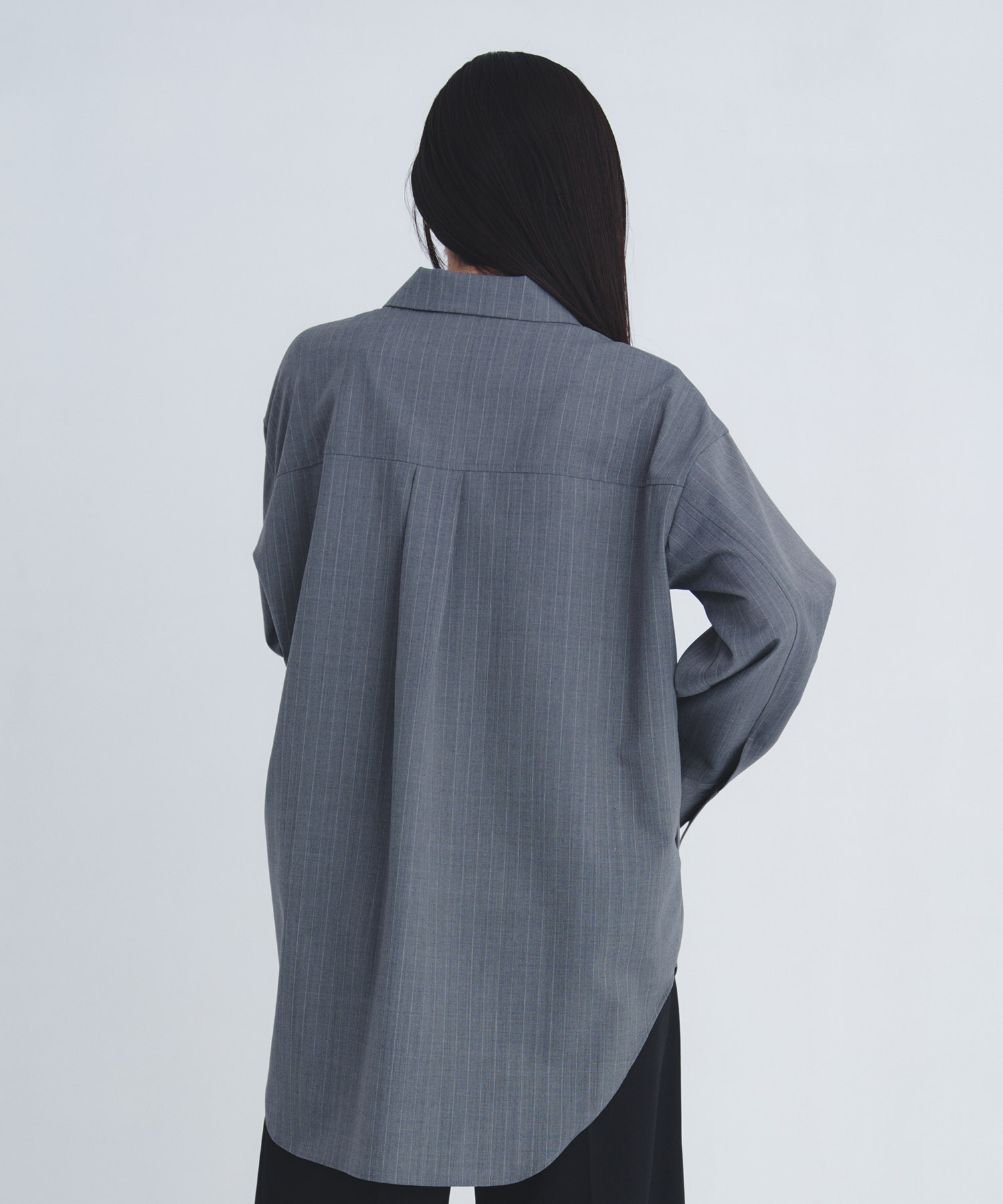 レイヤードテーラーカラーシャツ